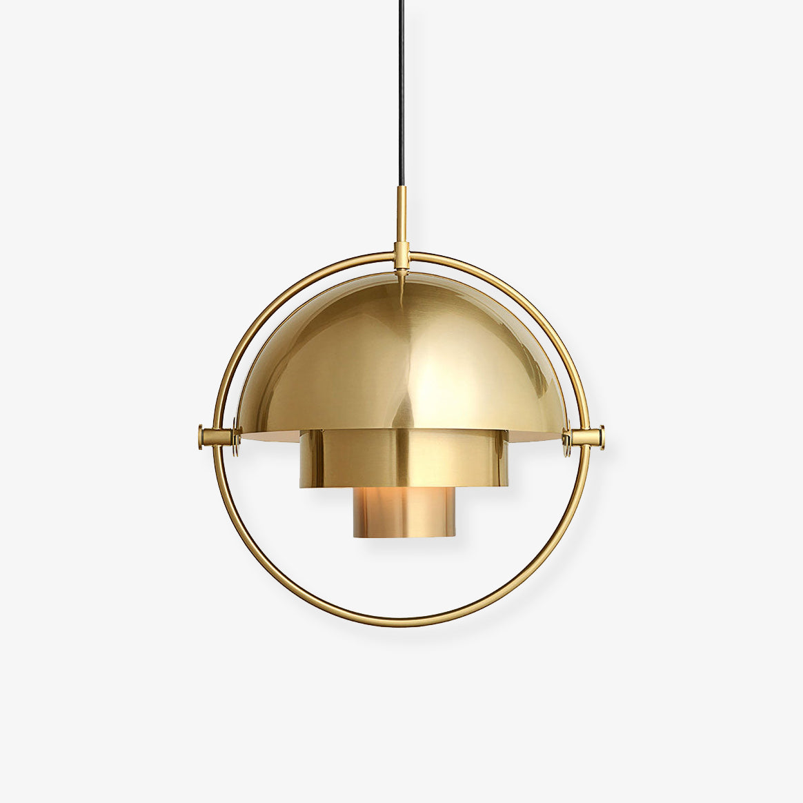 Miruaine Pendant Lamp Deformed Ball Golden