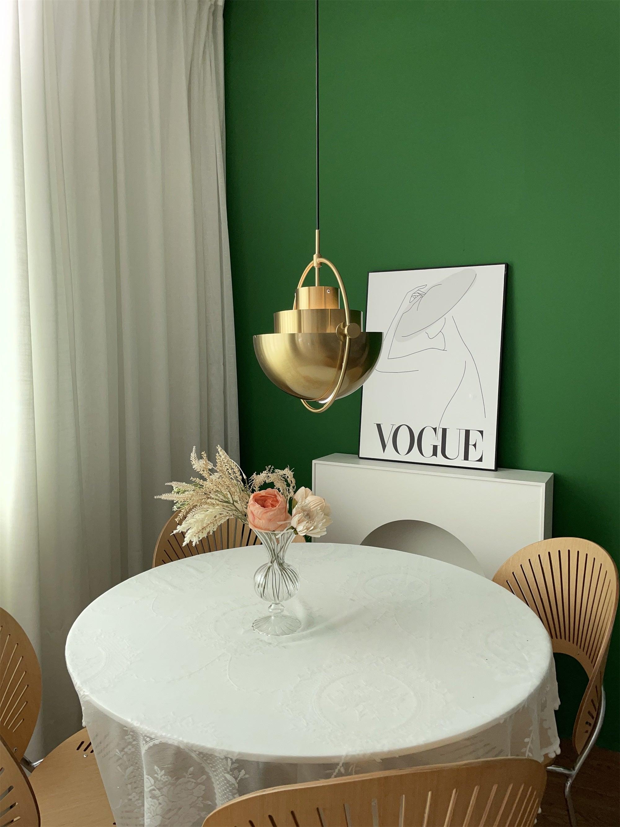 Miruaine Pendant Lamp Deformed Ball Golden