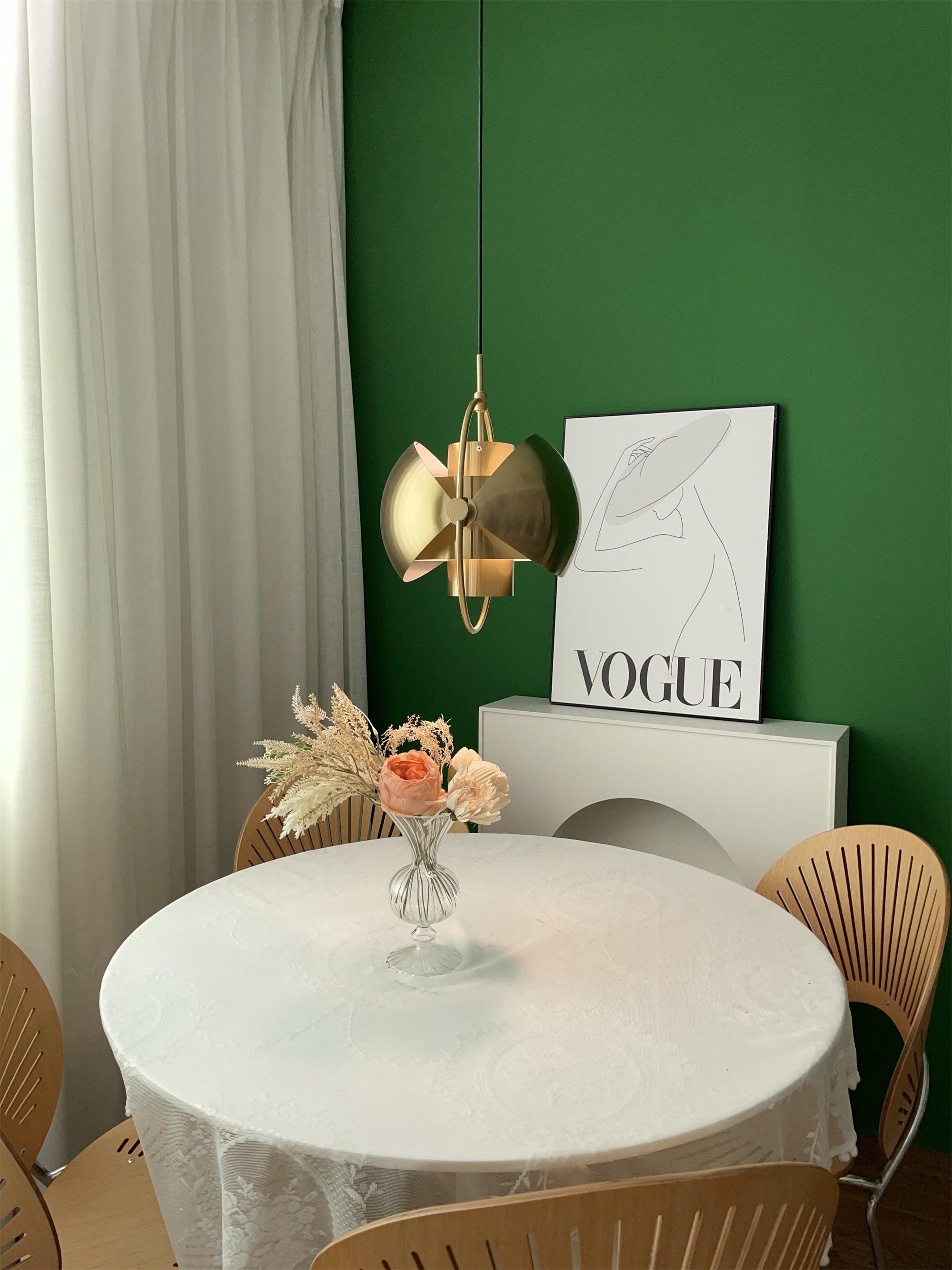 Miruaine Pendant Lamp Deformed Ball Golden