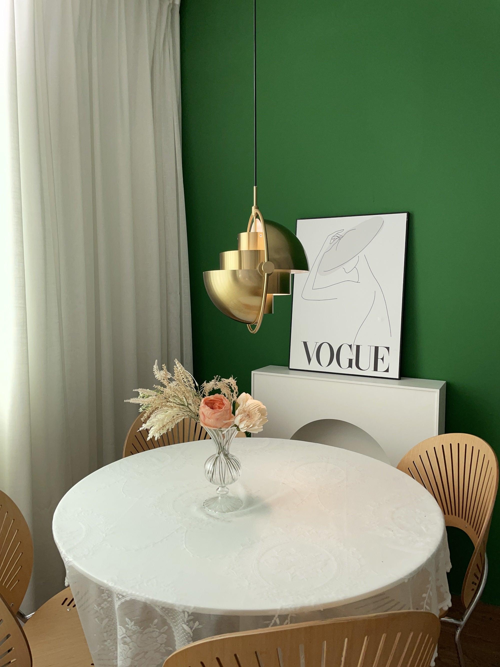 Miruaine Pendant Lamp Deformed Ball Golden