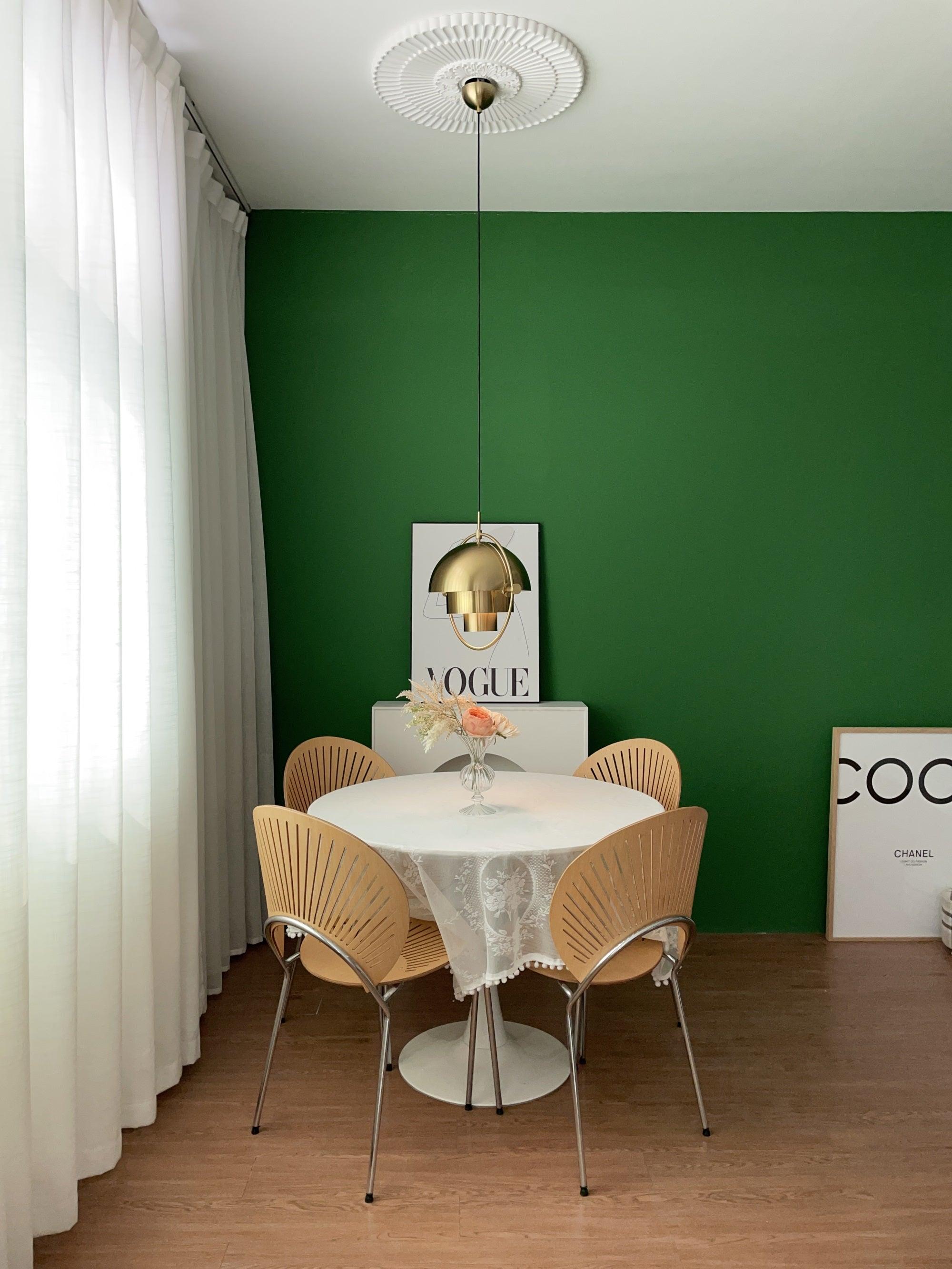 Miruaine Pendant Lamp Deformed Ball Golden