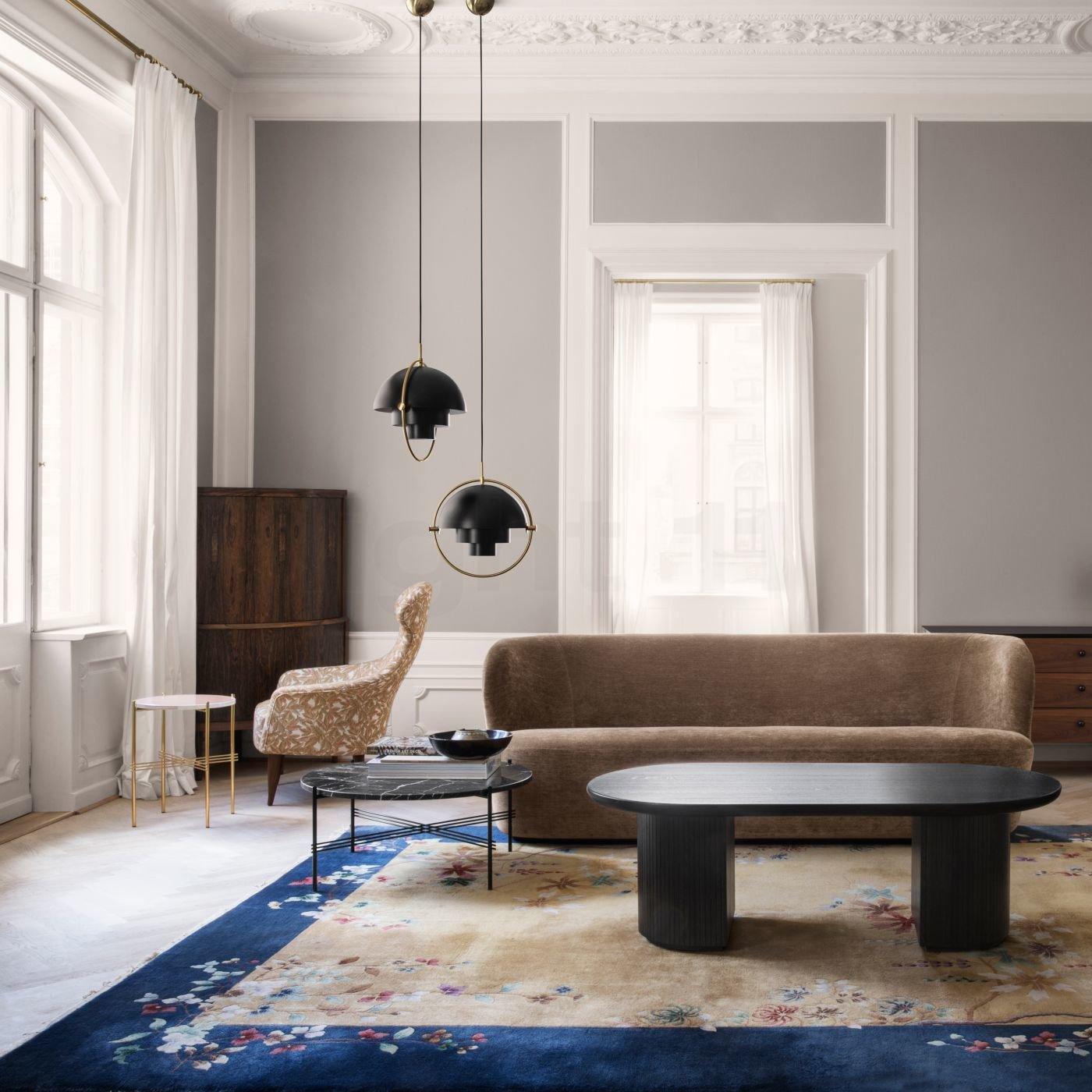 Miruaine Pendant Lamp Deformed Ball Golden