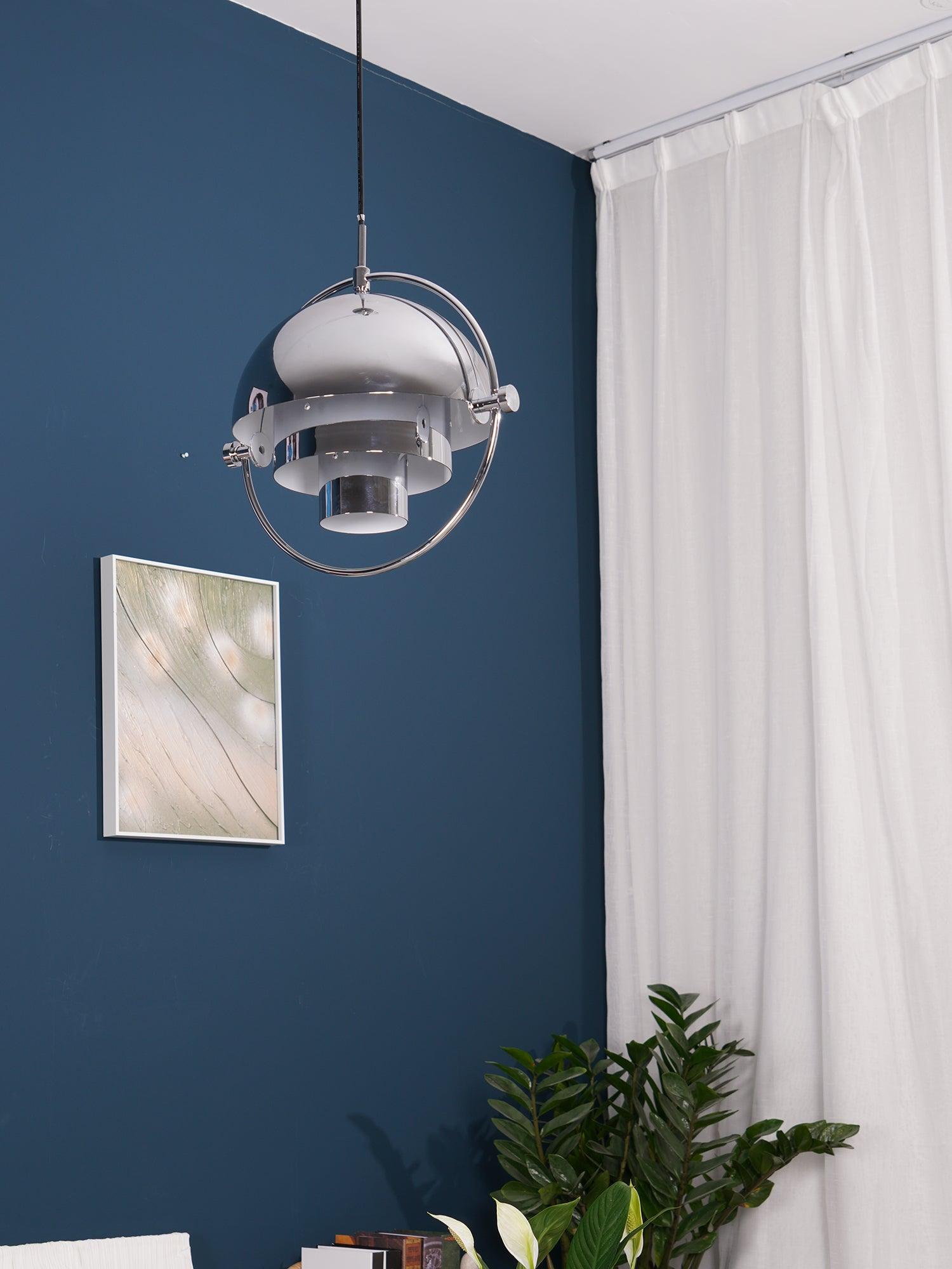 Miruaine Pendant Lamp Deformed Ball Golden