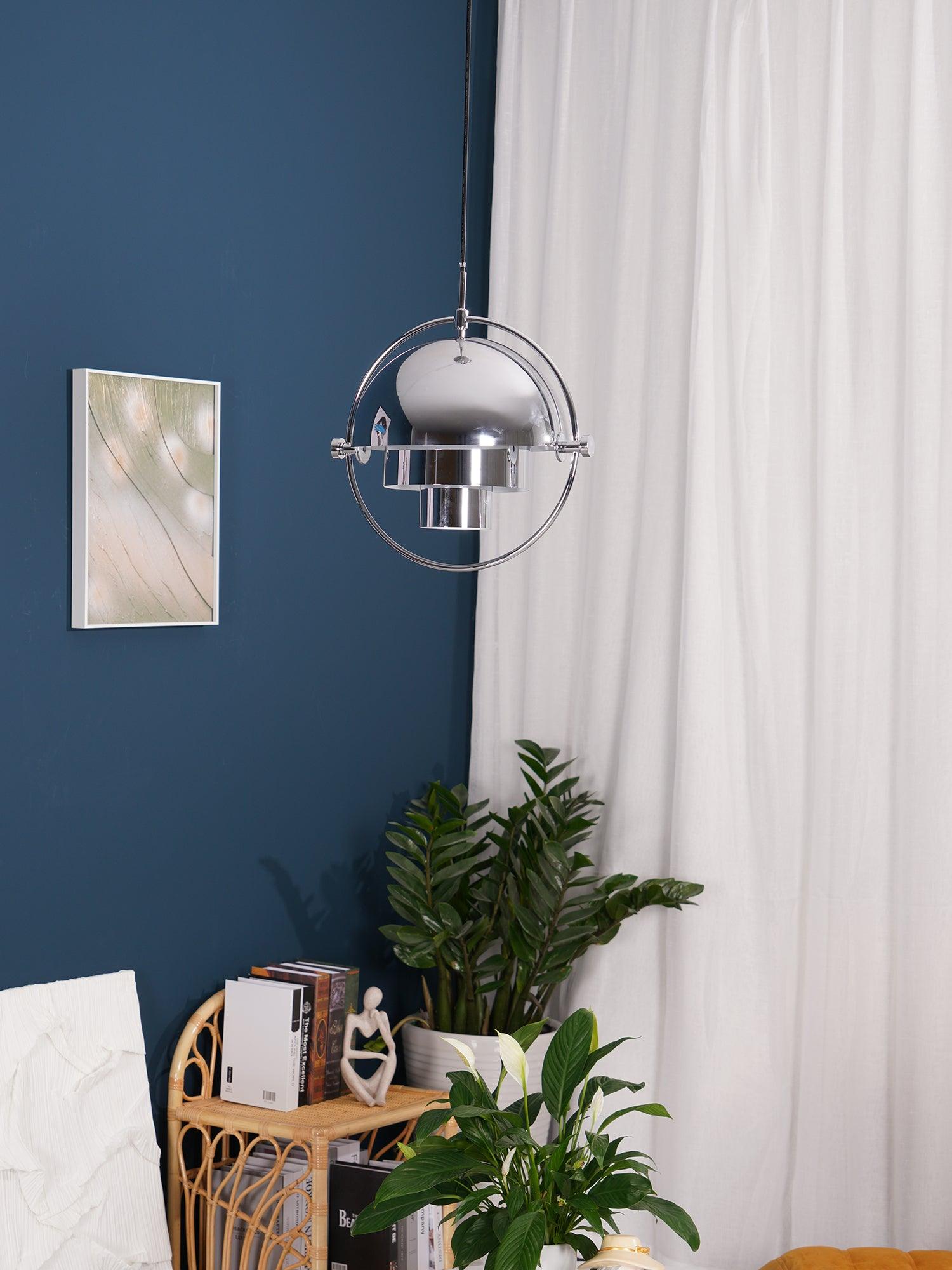 Miruaine Pendant Lamp Deformed Ball Golden