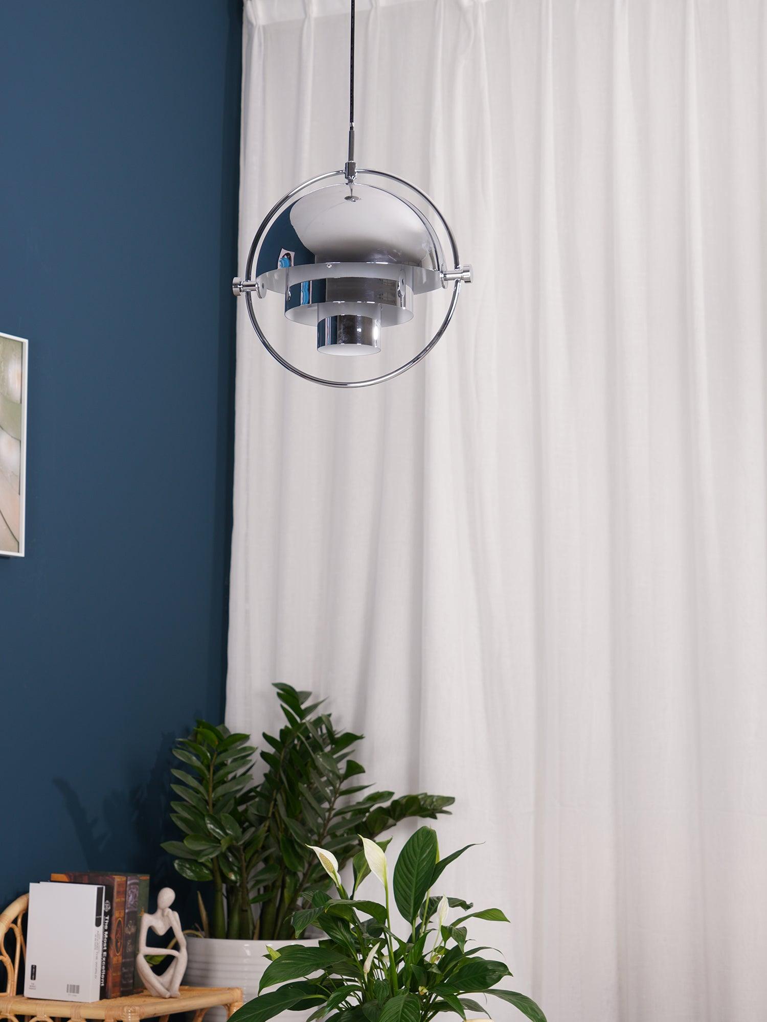 Miruaine Pendant Lamp Deformed Ball Golden