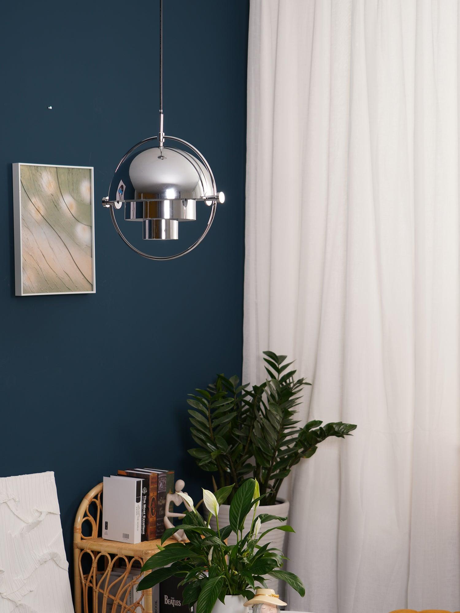 Miruaine Pendant Lamp Deformed Ball Golden