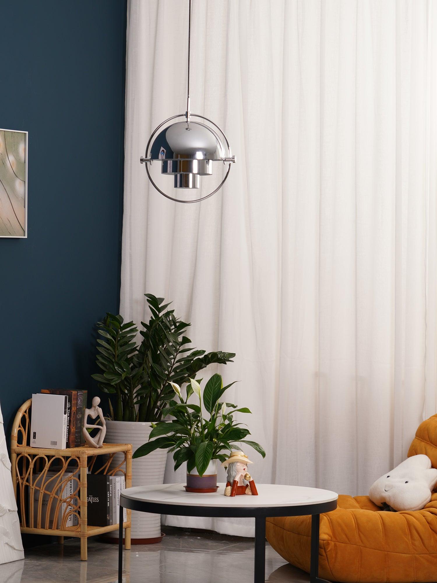 Miruaine Pendant Lamp Deformed Ball Golden