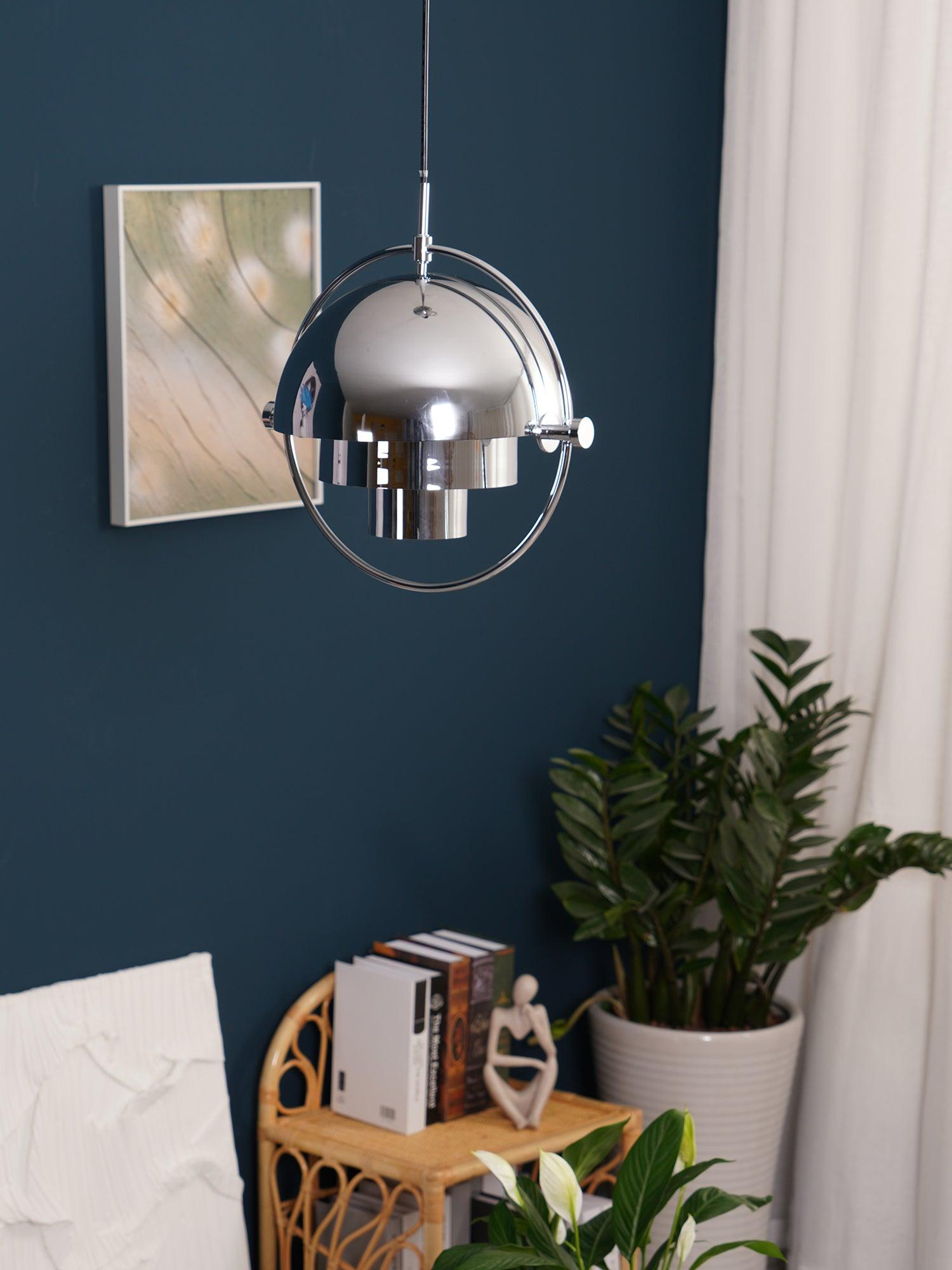 Miruaine Pendant Lamp Deformed Ball Golden
