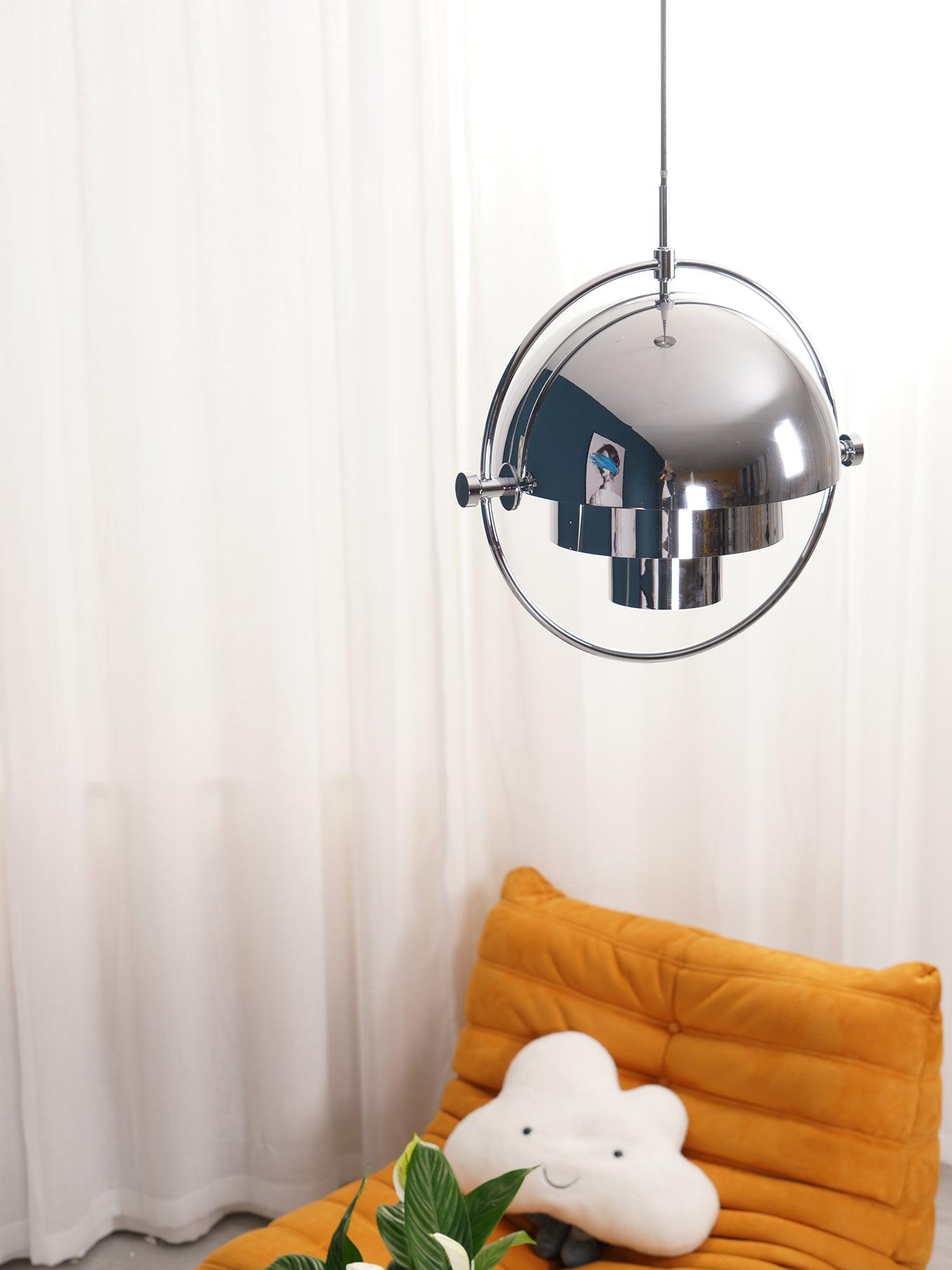 Miruaine Pendant Lamp Deformed Ball Golden