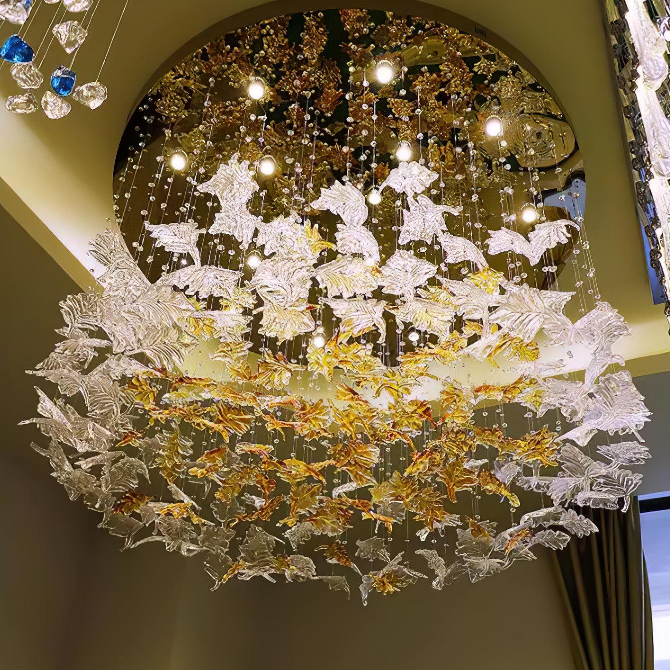Maple Canopy Crystal Chandelier