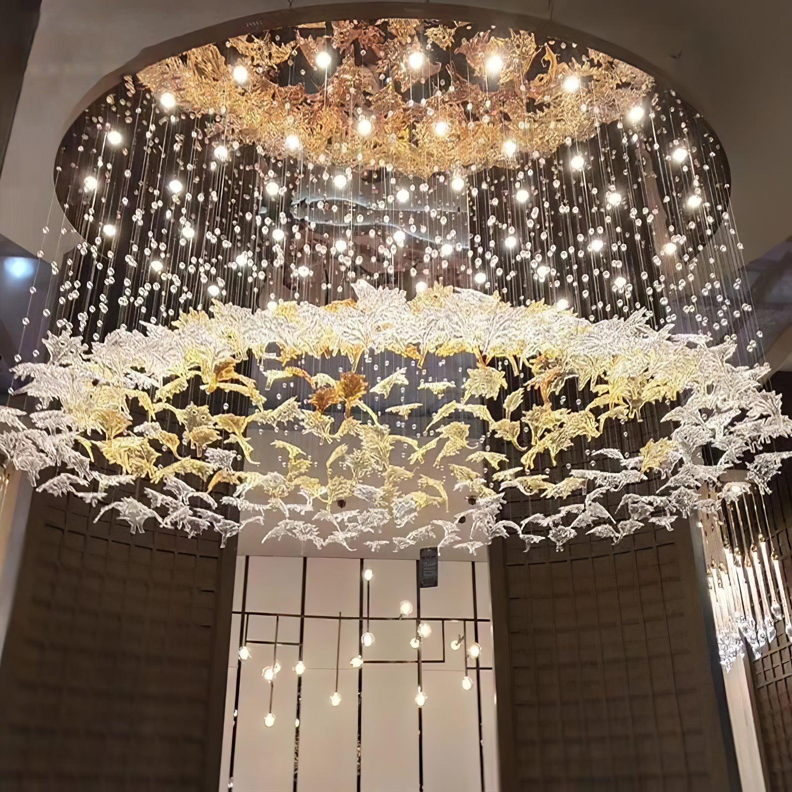 Maple Canopy Crystal Chandelier
