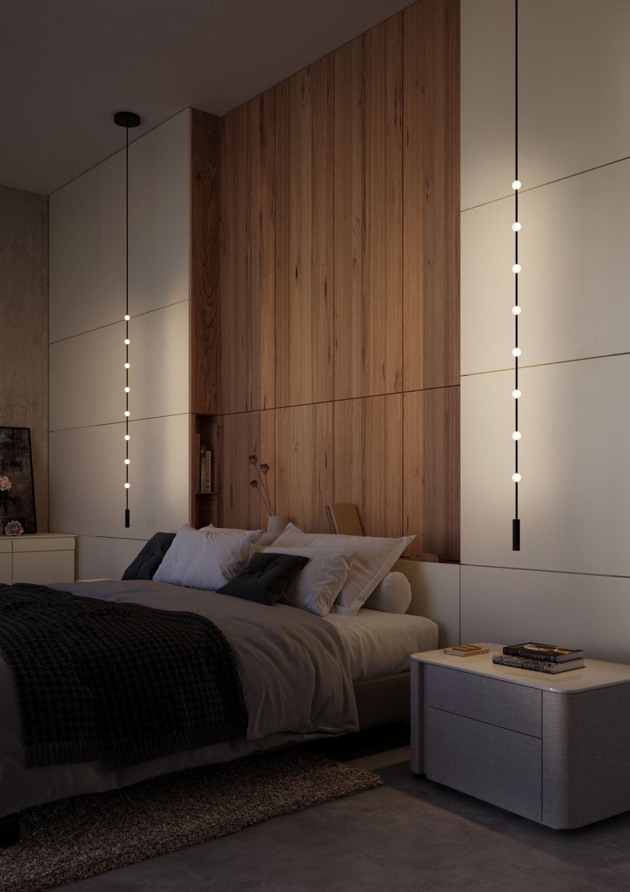 Constellation Matrix Cascade Chandelier