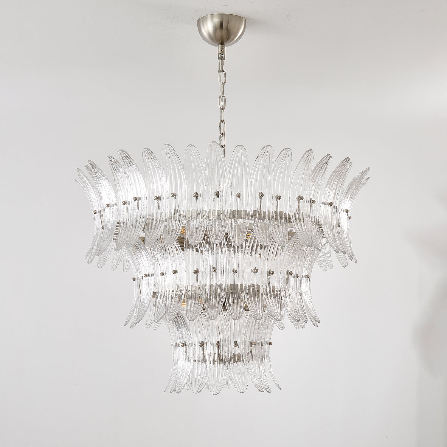 Ismavelle Glass Palmette Chandelier