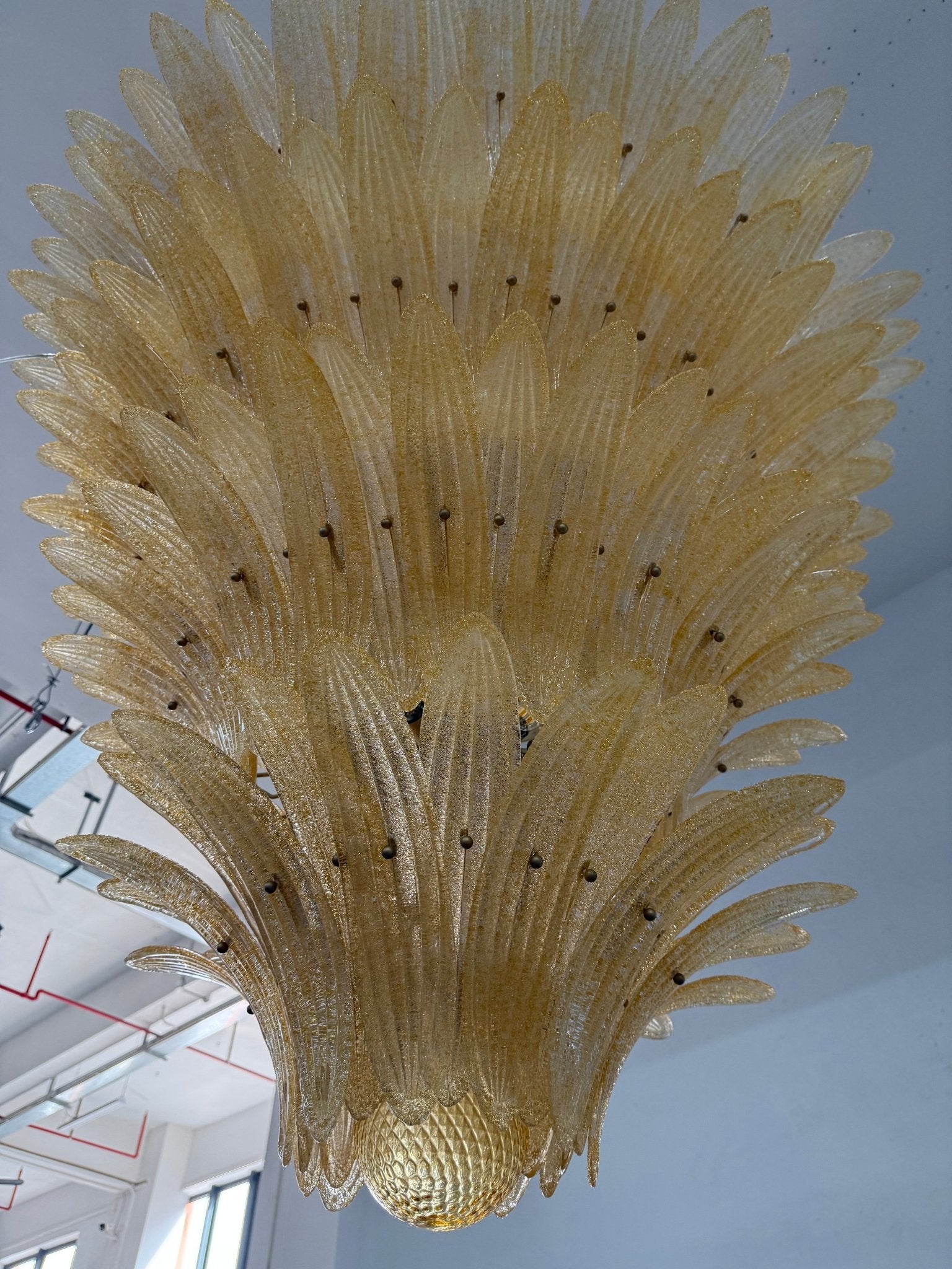 Ismavelle Glass Palmette Chandelier