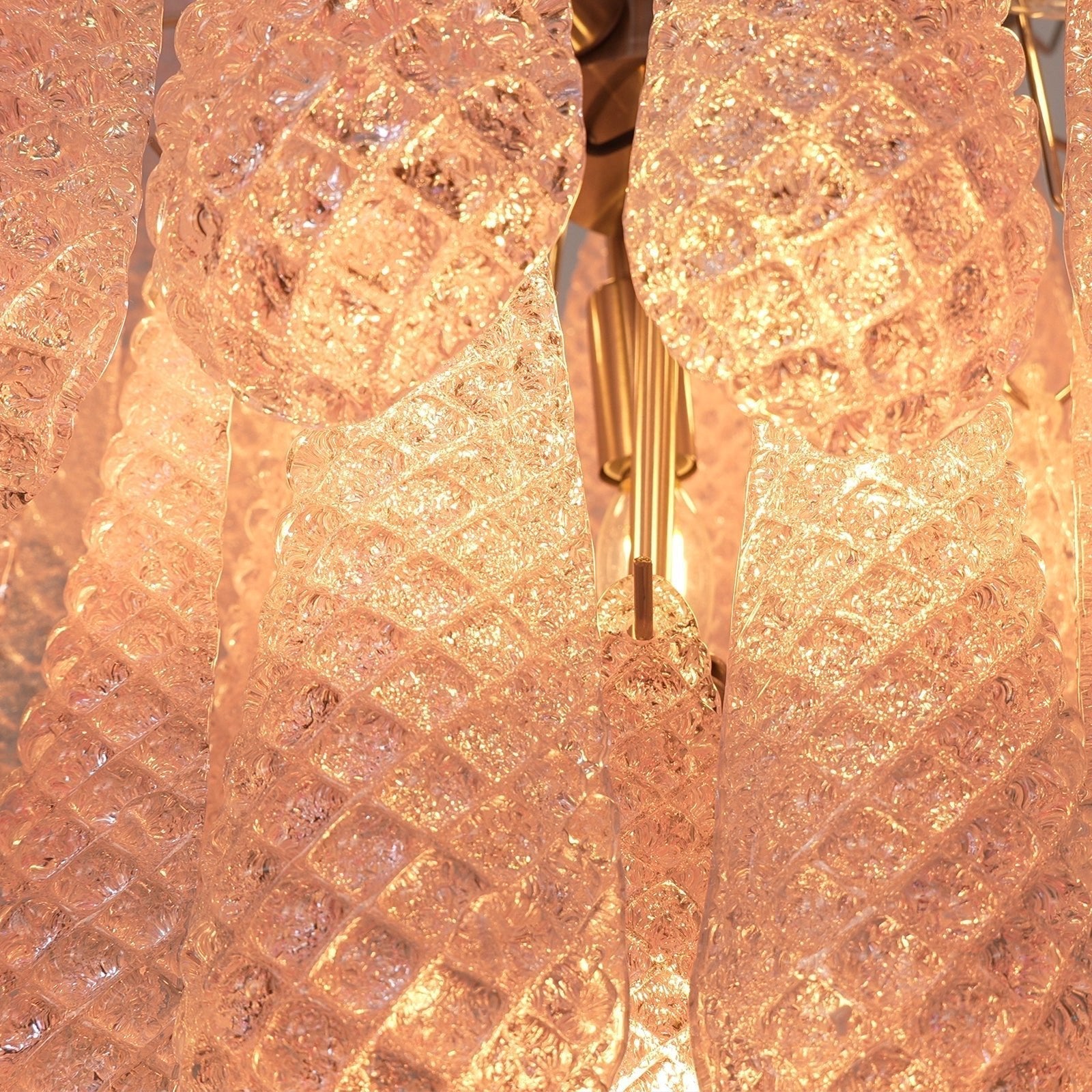 Cirelian Chandelier Pink Dewdrop Cascading Romantic