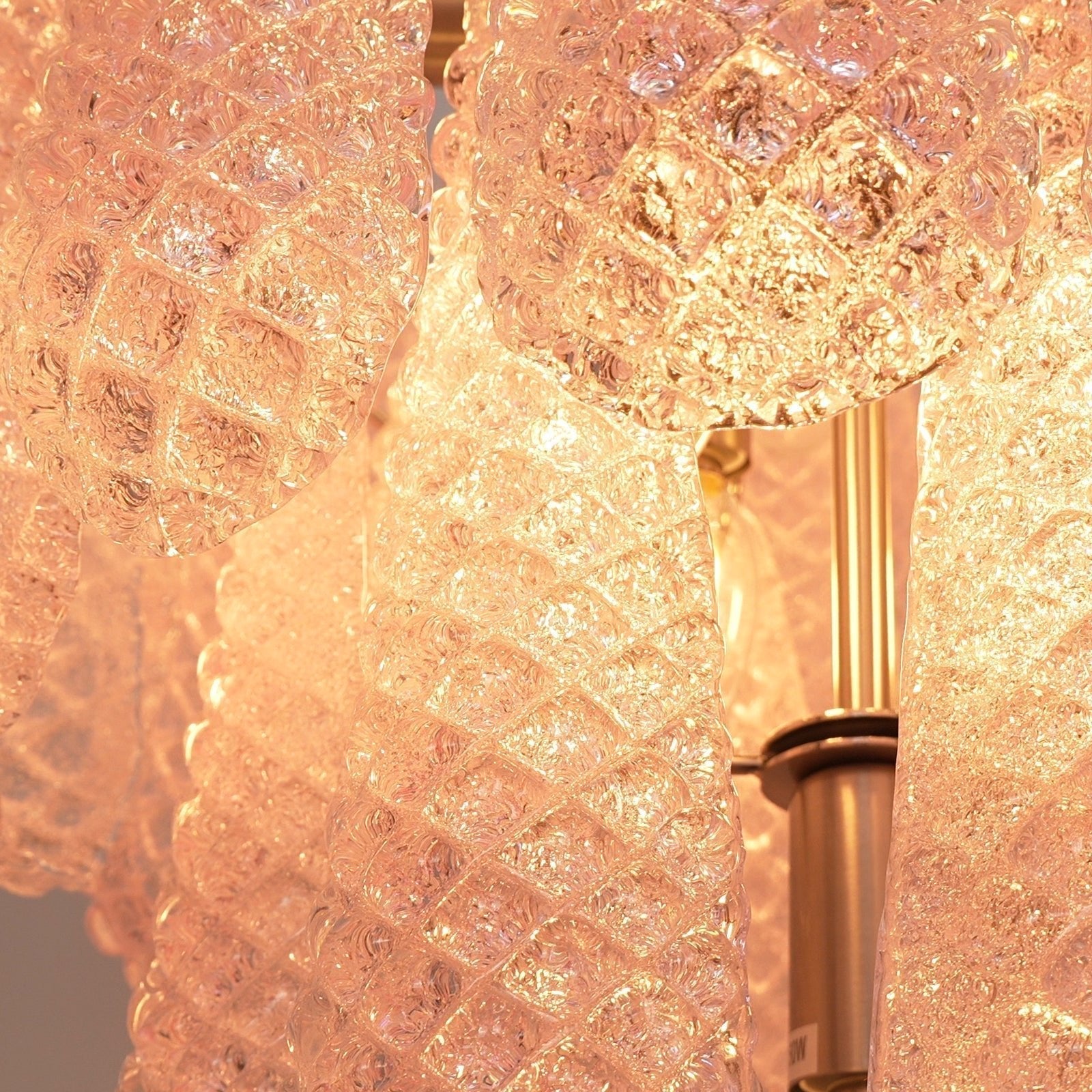 Cirelian Chandelier Pink Dewdrop Cascading Romantic