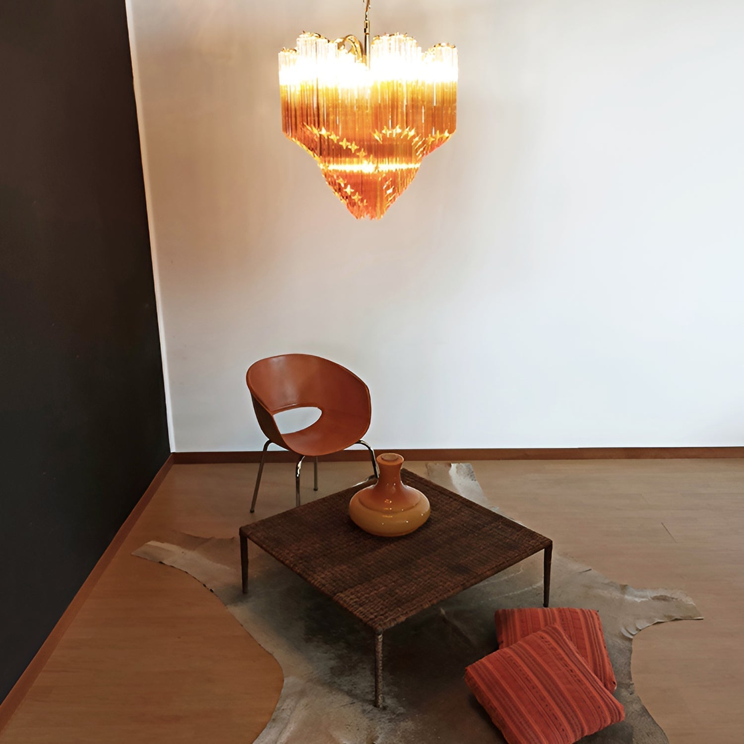 Evmararae Gradient Glass Chandelier