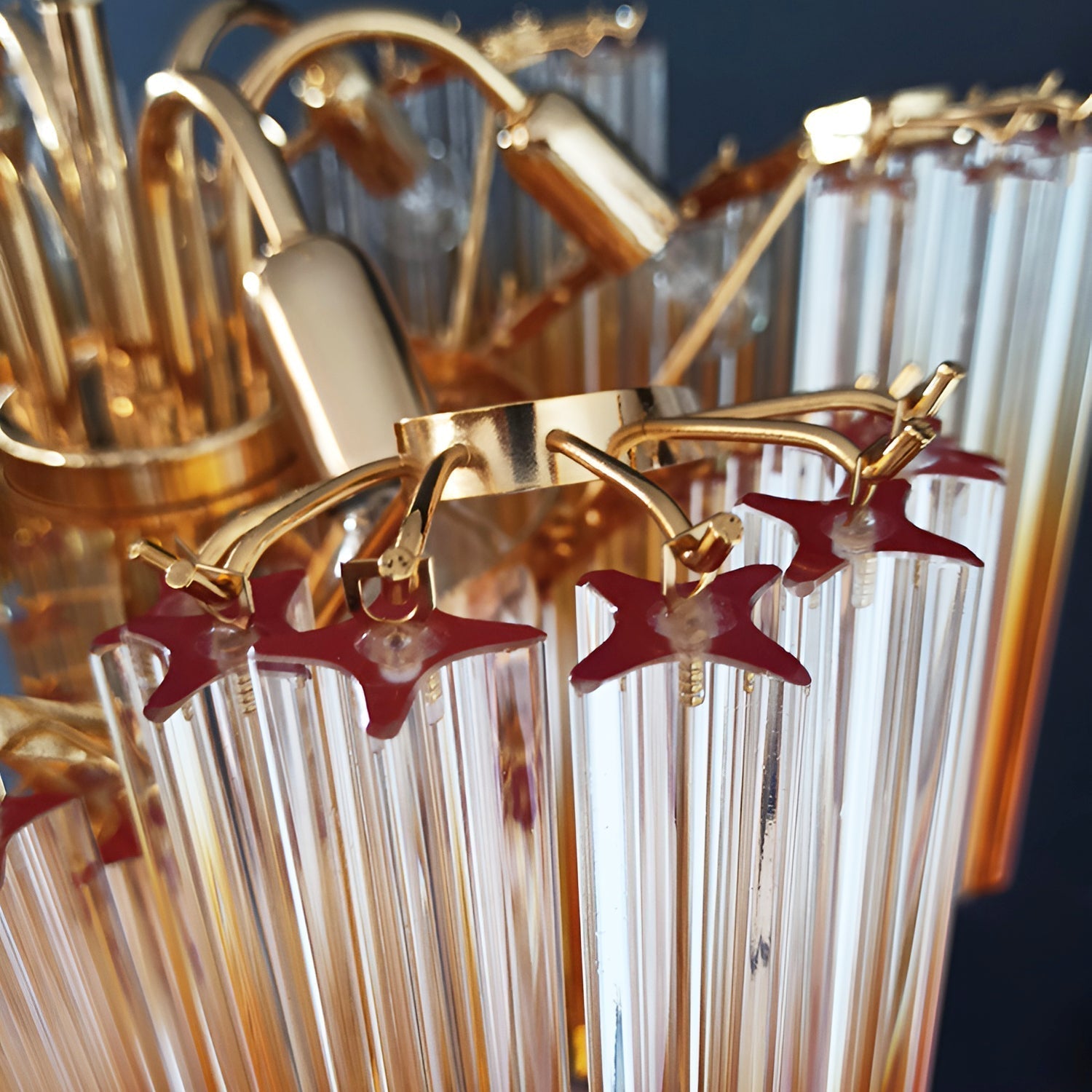 Evmararae Gradient Glass Chandelier