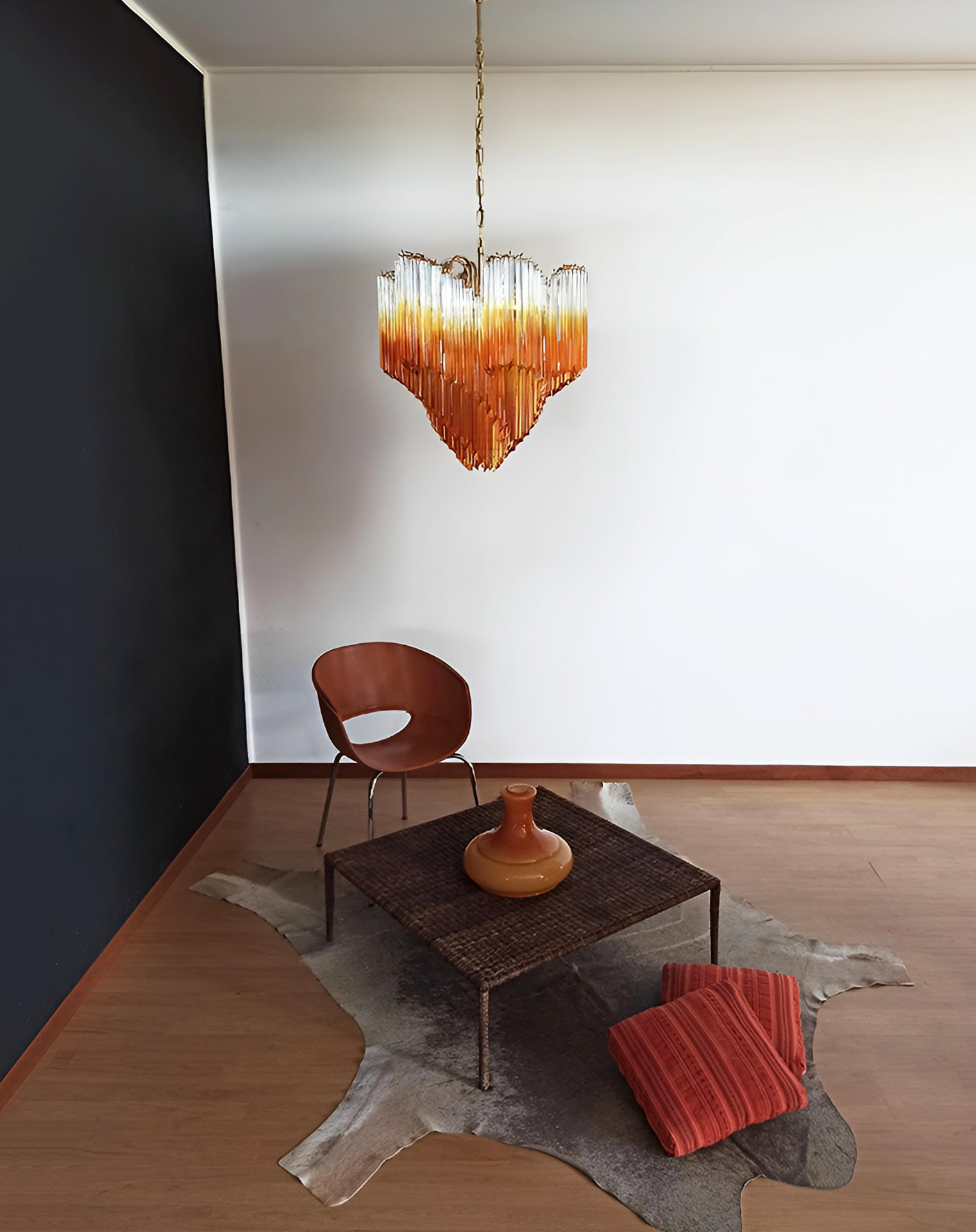Evmararae Gradient Glass Chandelier
