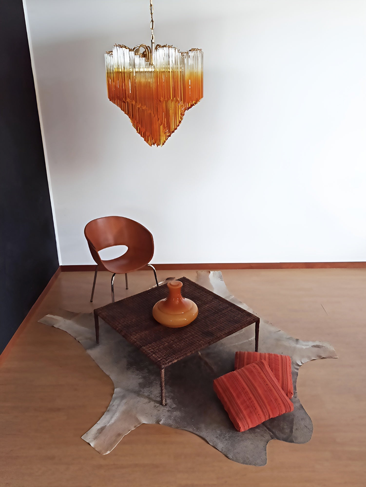 Evmararae Gradient Glass Chandelier