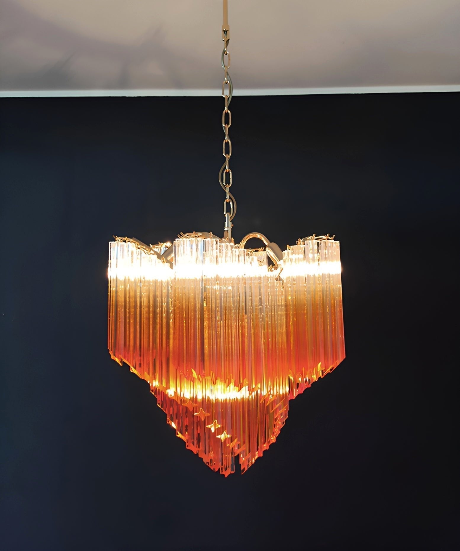 Evmararae Gradient Glass Chandelier
