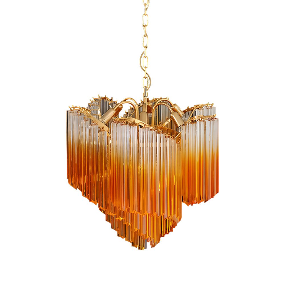 Evmararae Gradient Glass Chandelier