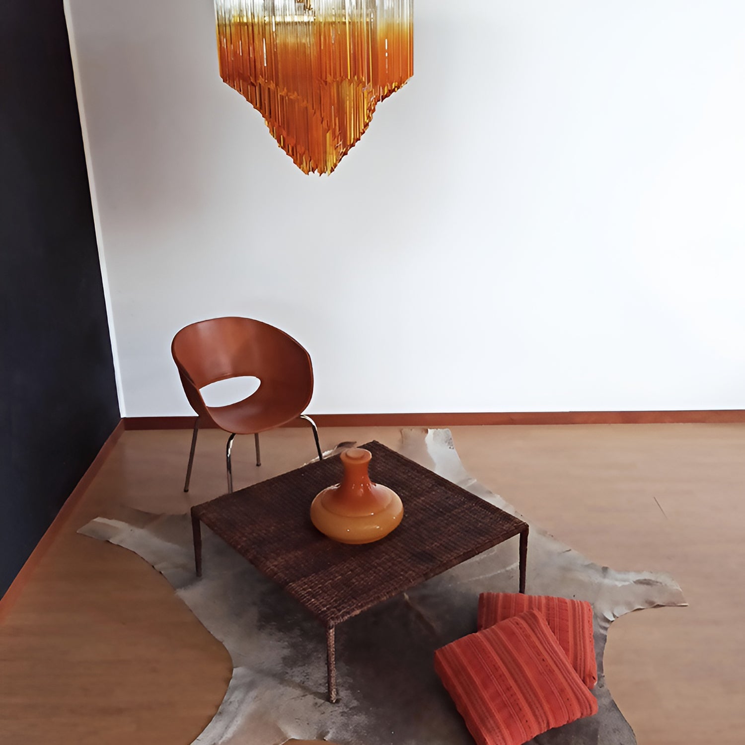 Evmararae Gradient Glass Chandelier