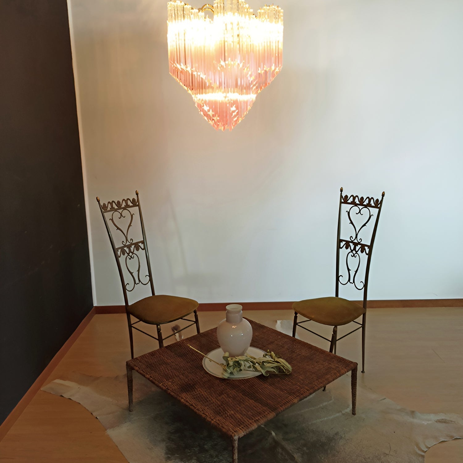 Evmararae Gradient Glass Chandelier