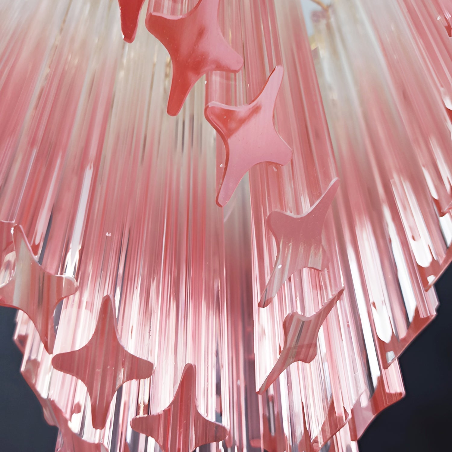 Evmararae Gradient Glass Chandelier