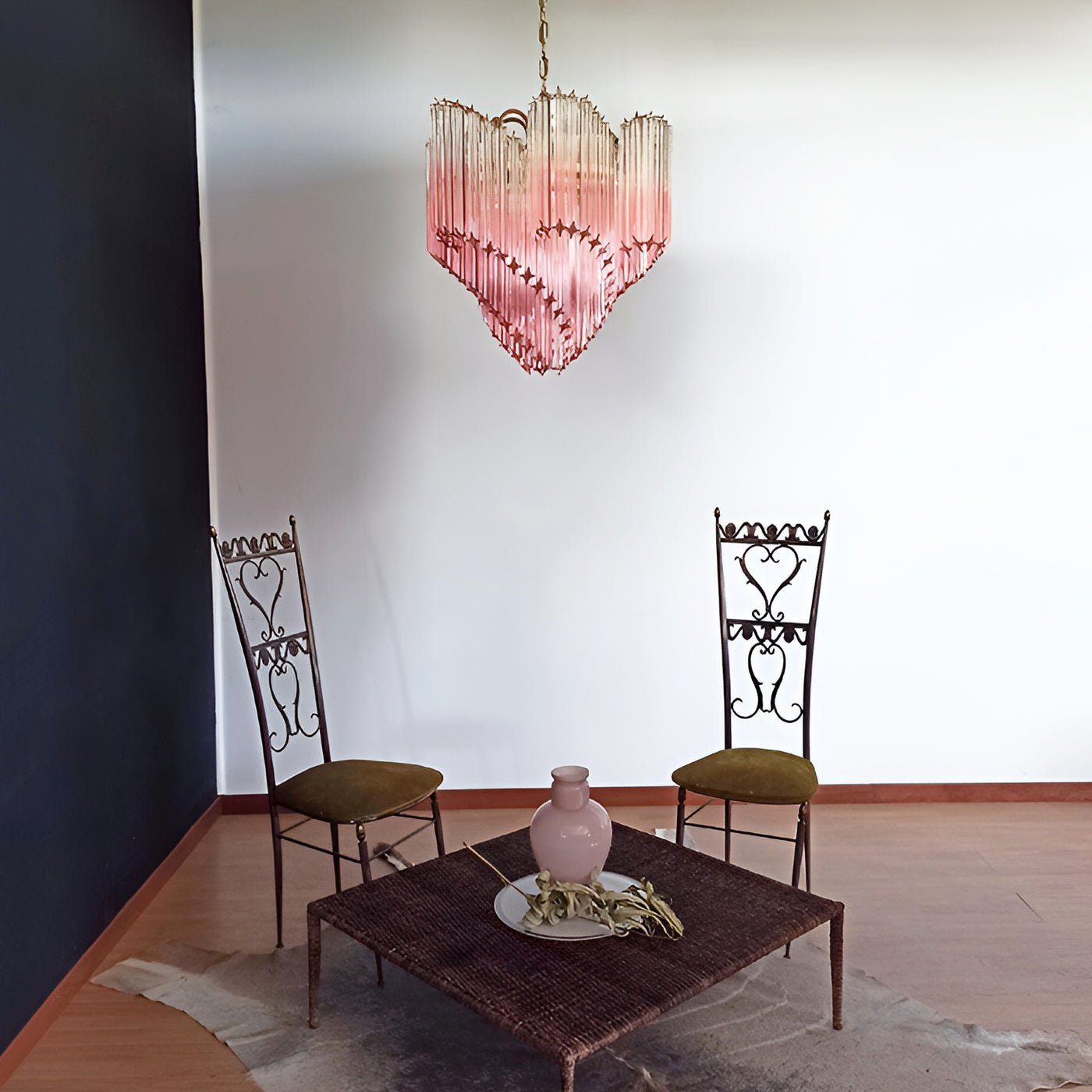 Evmararae Gradient Glass Chandelier