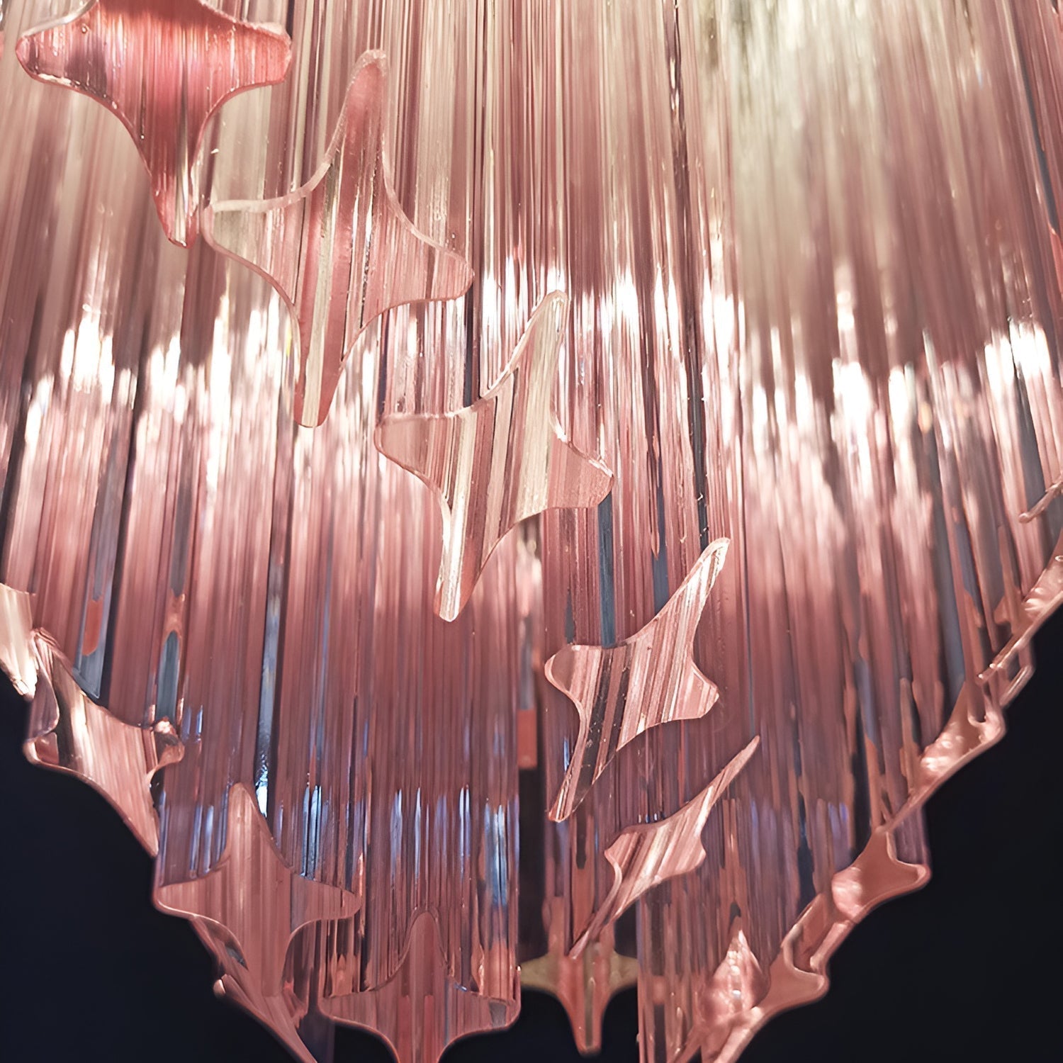 Evmararae Gradient Glass Chandelier
