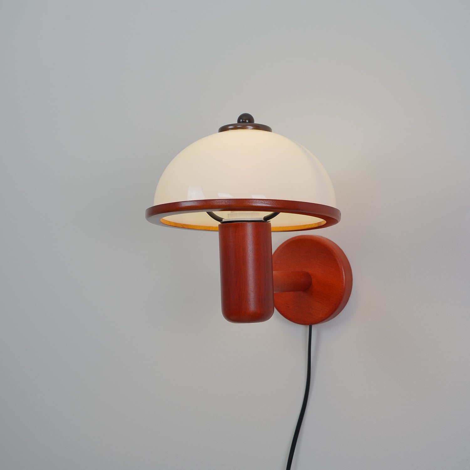 Elvarira Wall Lamp Mushroom Wood