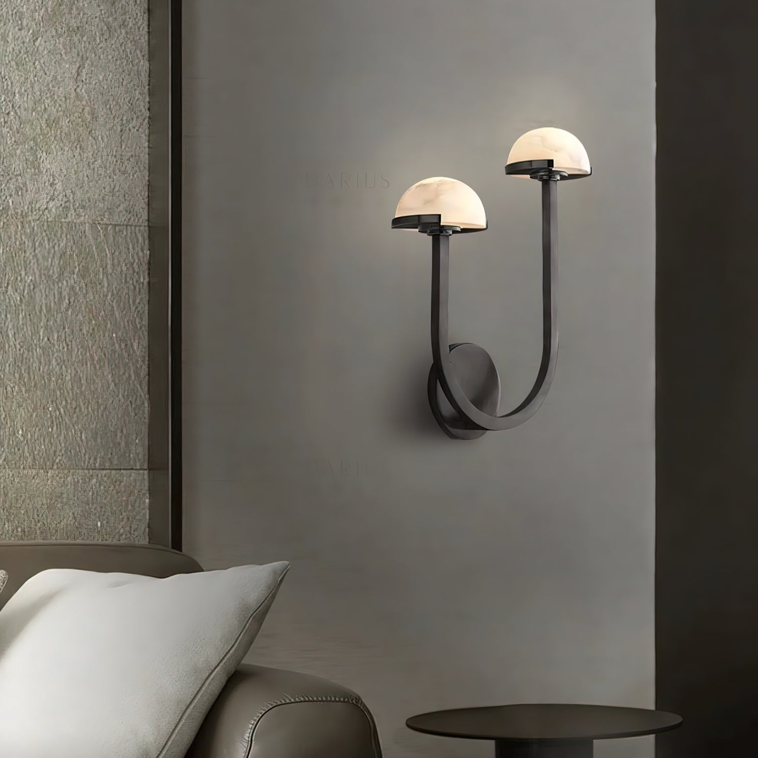 Vitalira Double Alabaster Wall Light