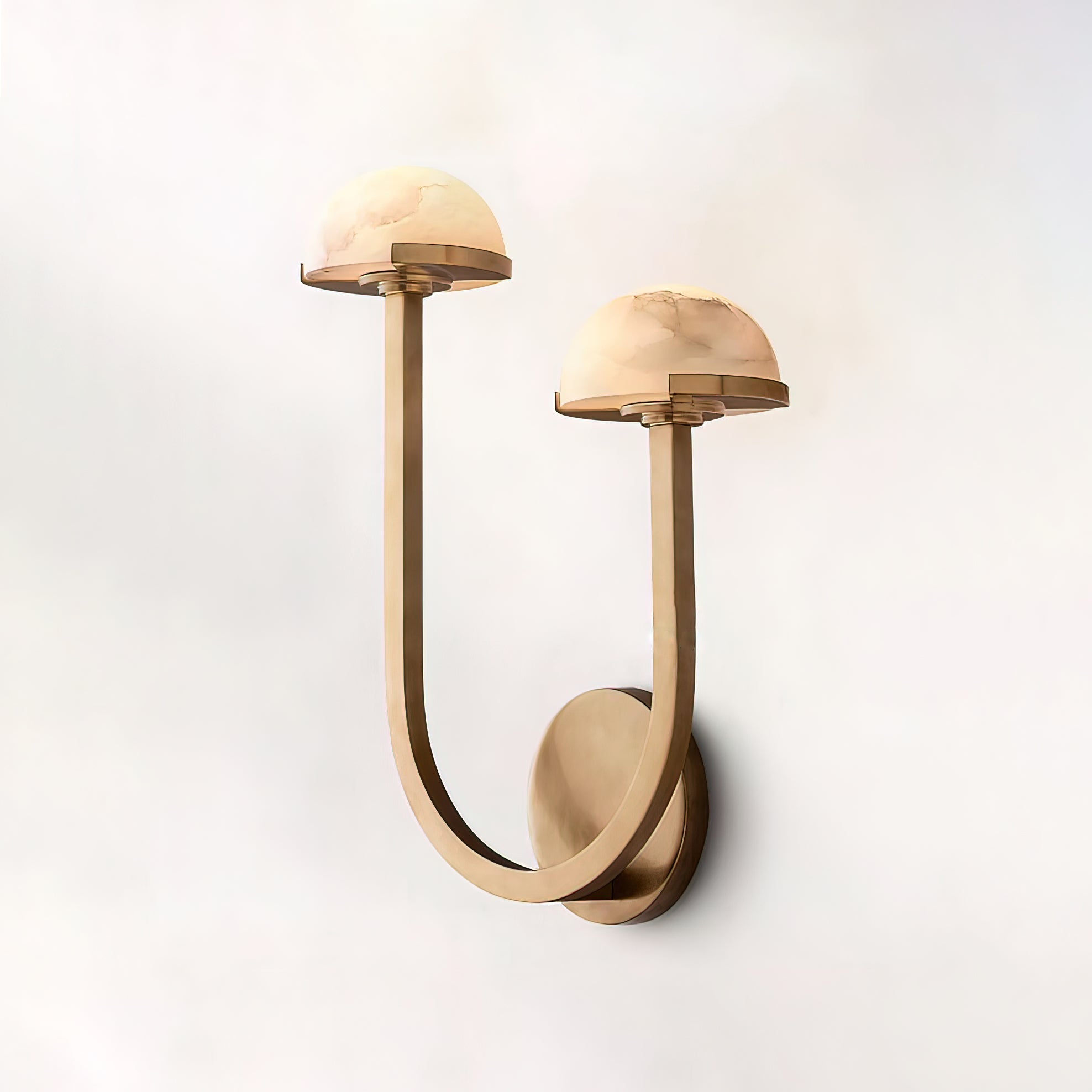 Vitalira Double Alabaster Wall Light - Neutral Decor