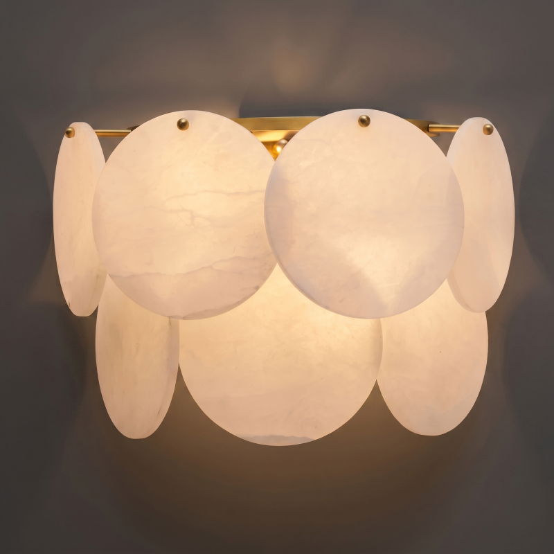 Solford Alabaster Indoor Wall Light