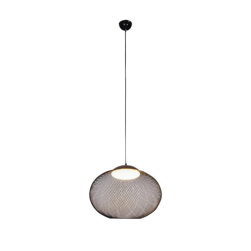 Orelenira Pendant Lamp Metallic Mesh Black