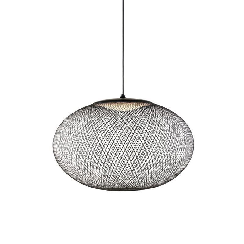 Orelenira Pendant Lamp Metallic Mesh Black