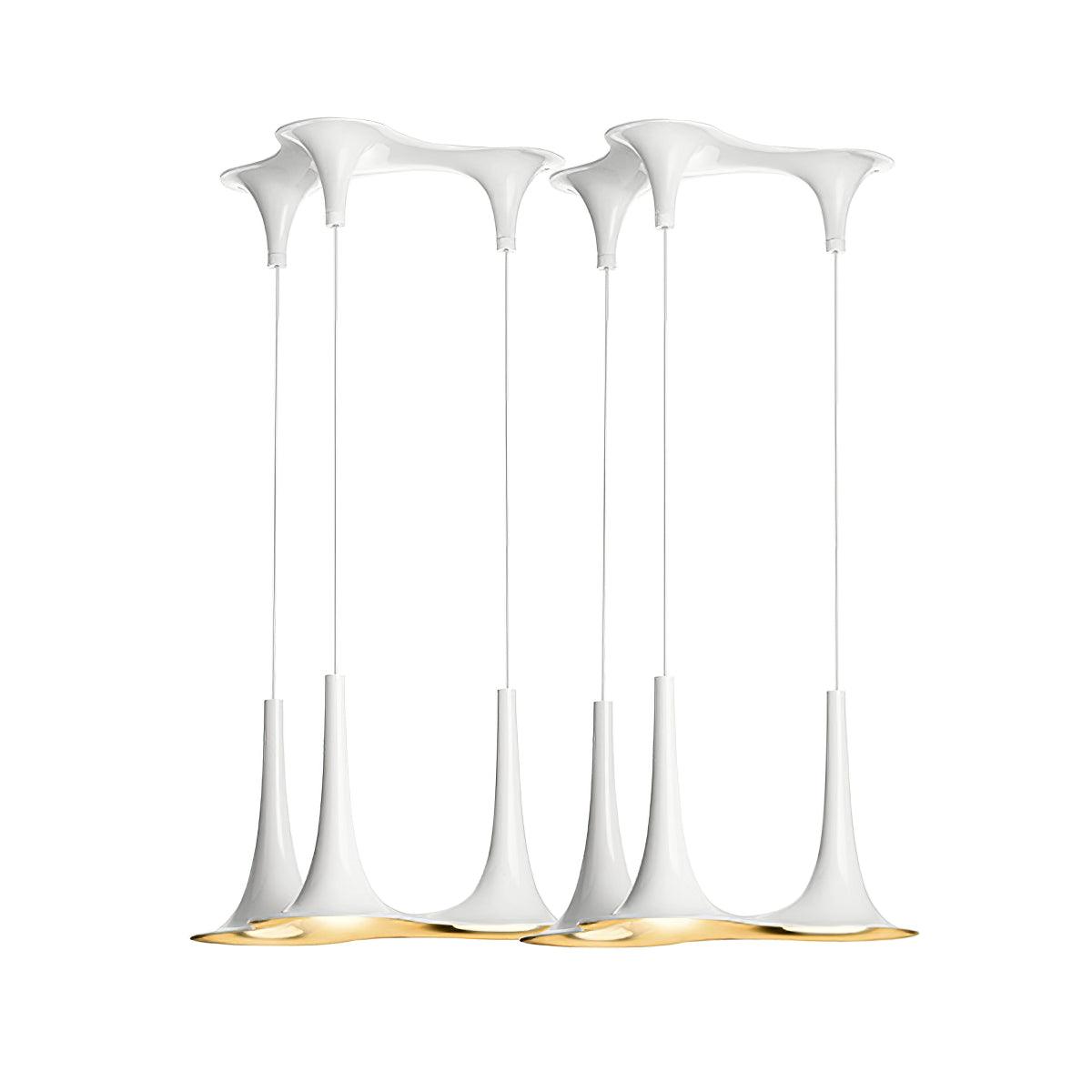 Rominex Pendant Lamp Acrylic Trumpet Shape Contemporary