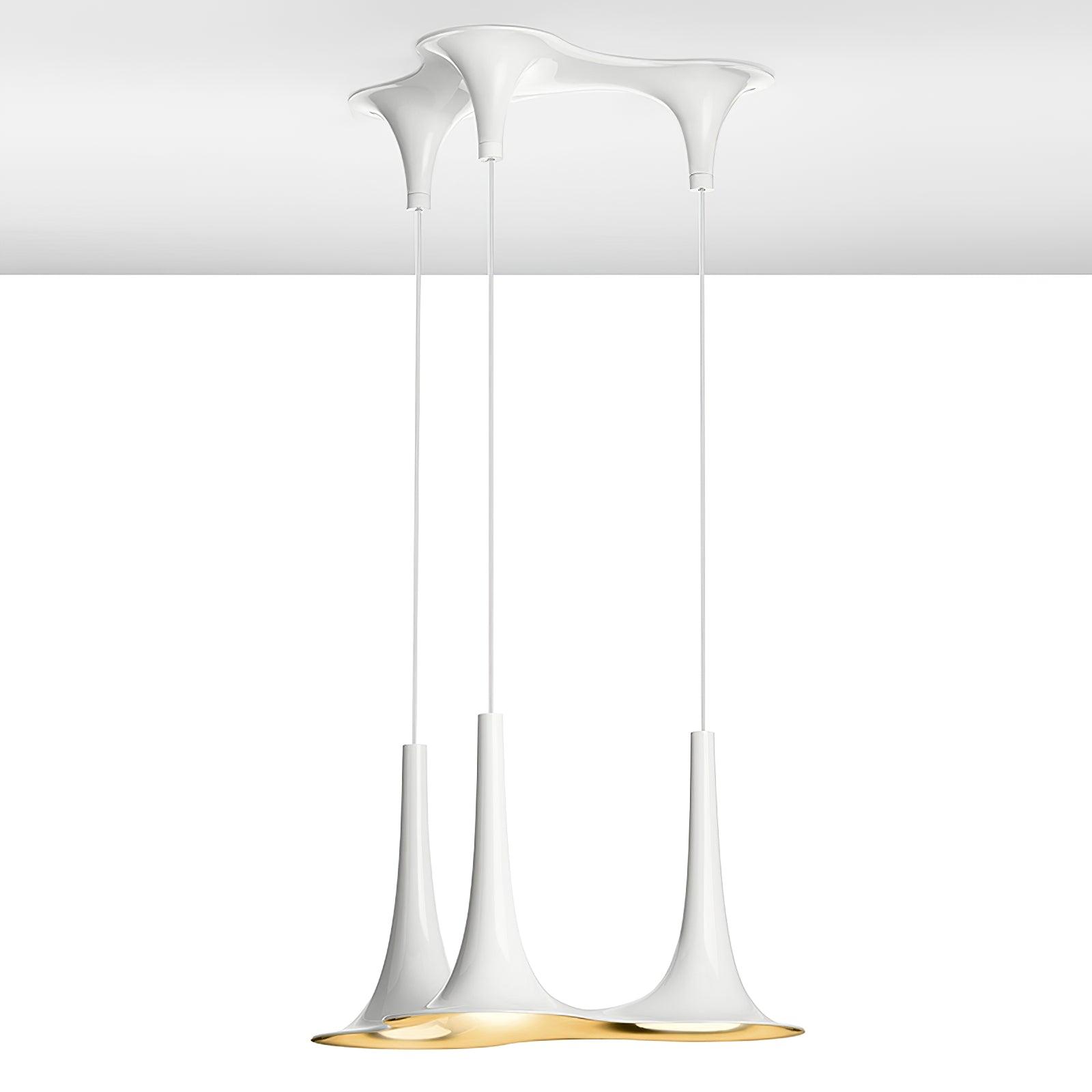 Rominex Pendant Lamp Acrylic Trumpet Shape Contemporary