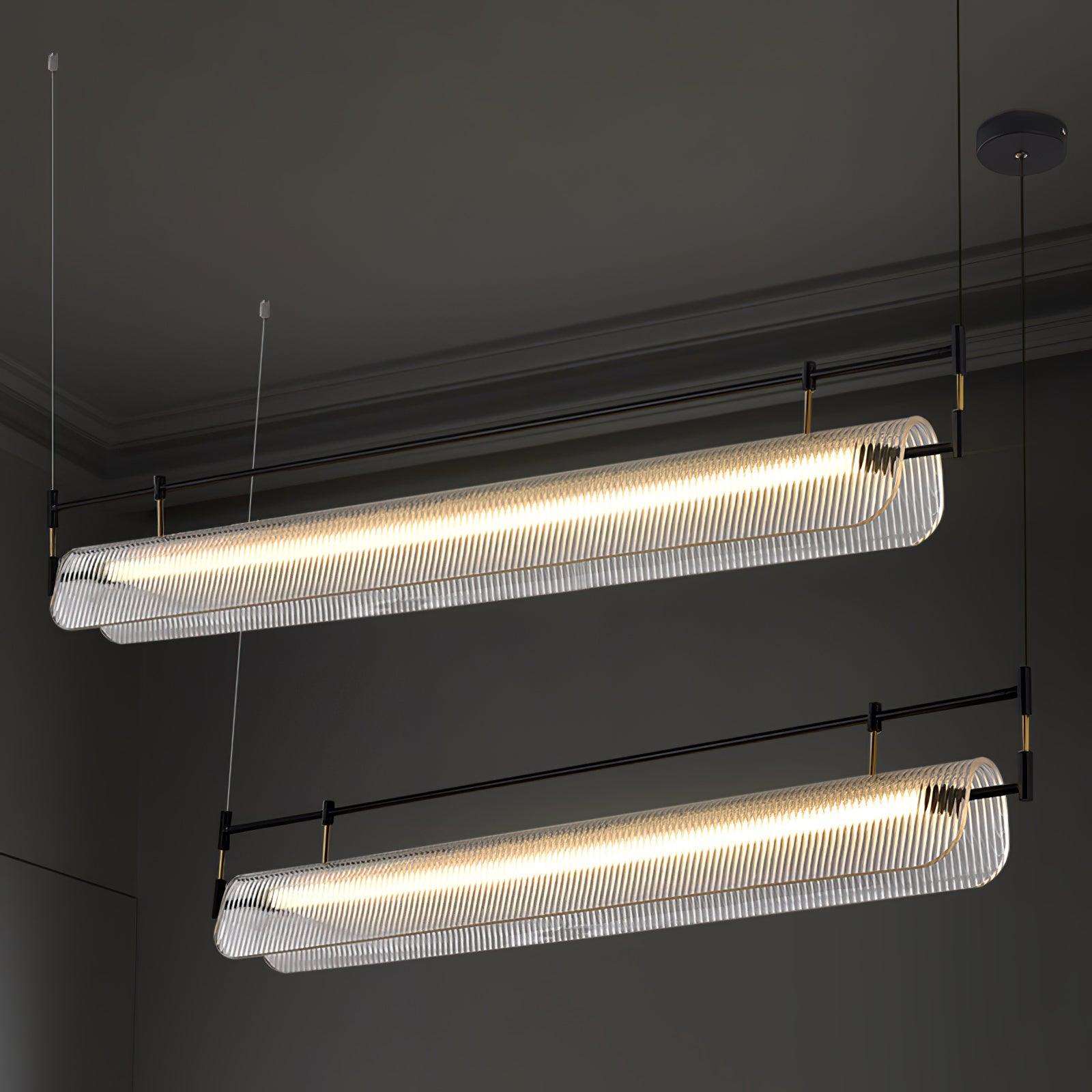 Meldo Chandelier Linear Strip Acrylic Long