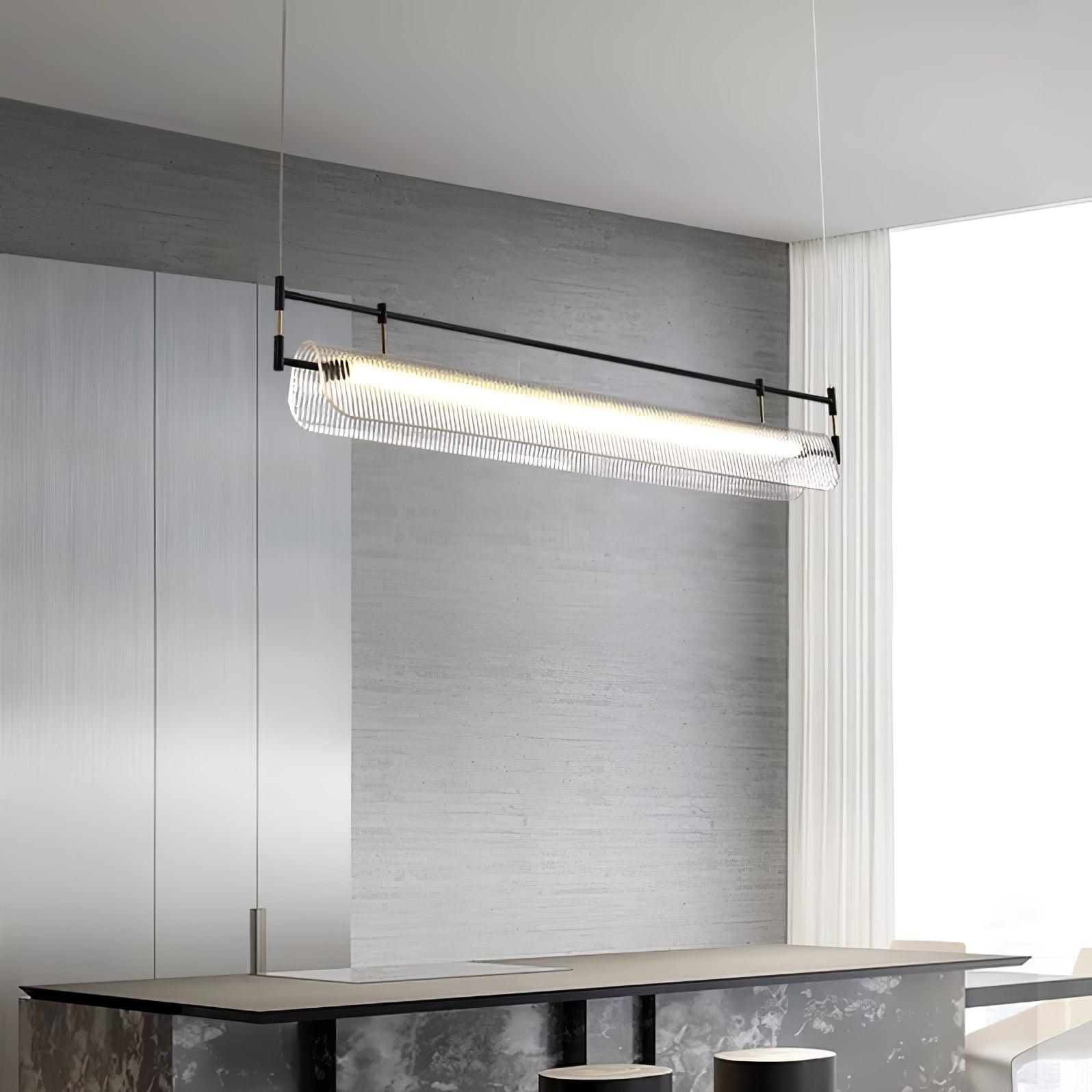 Meldo Chandelier Linear Strip Acrylic Long