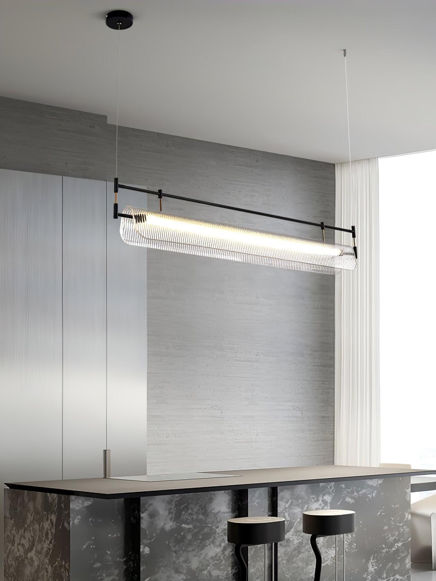 Meldo Chandelier Linear Strip Acrylic Long