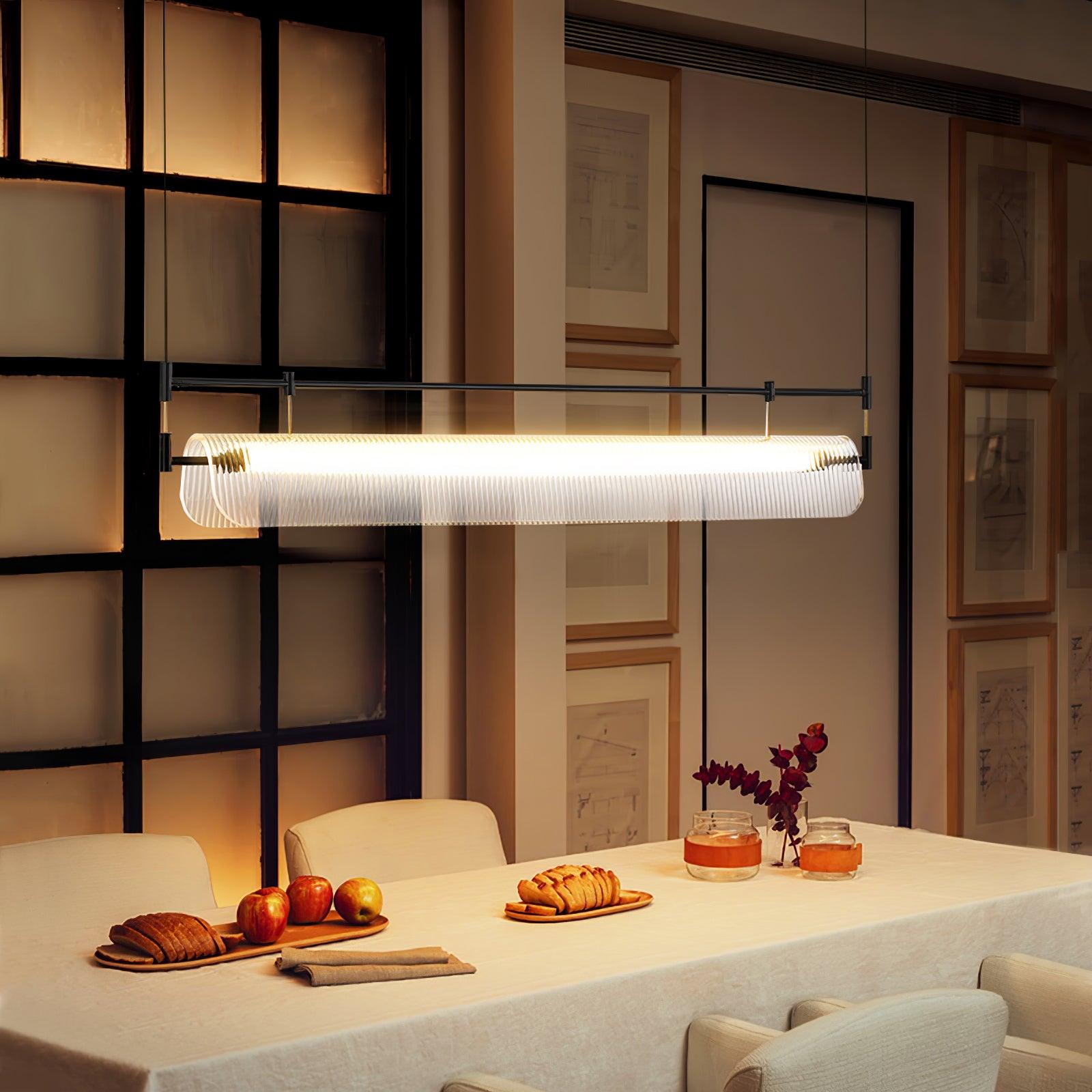 Meldo Chandelier Linear Strip Acrylic Long