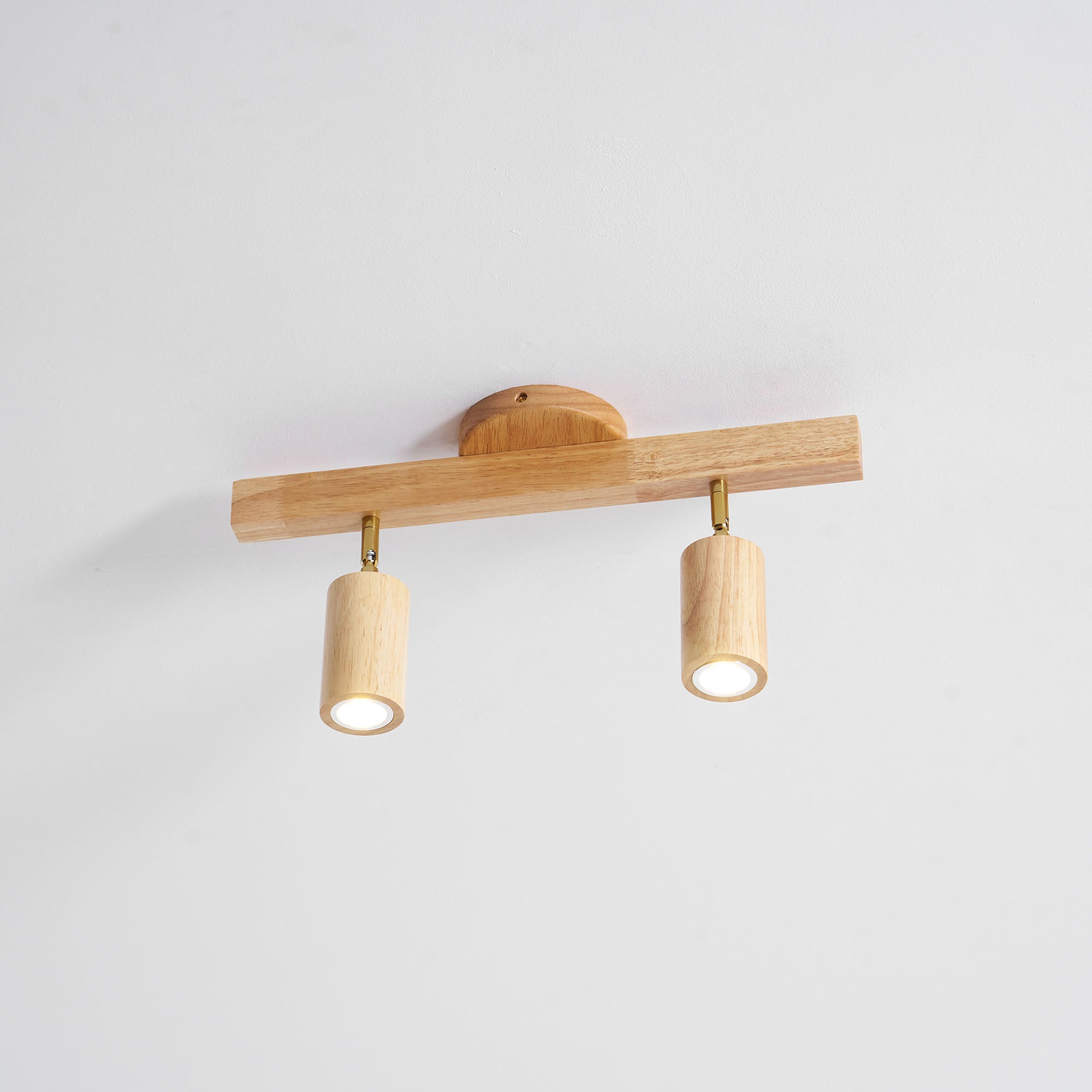 Valestone Wood Beam Spotlight Flush Mount Ceiling Light