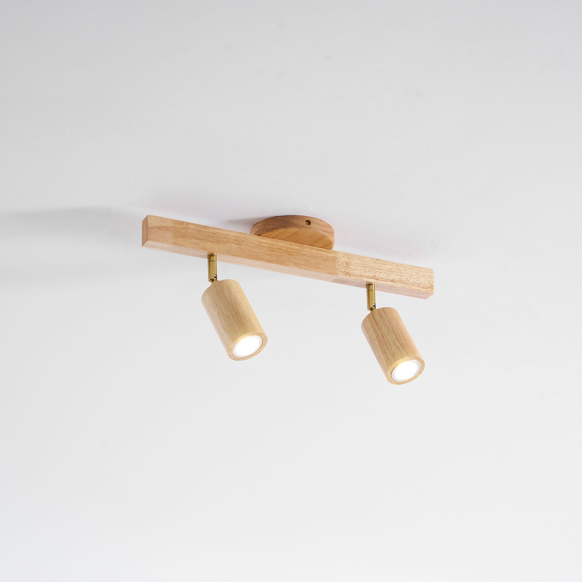 Valestone Wood Beam Spotlight Flush Mount Ceiling Light
