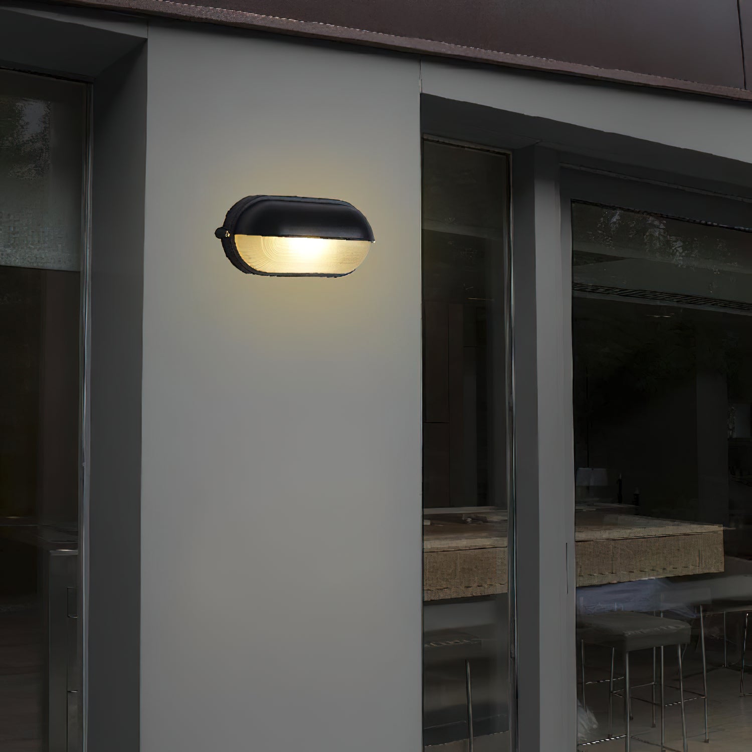 Hawstone Glass Outdoor Light