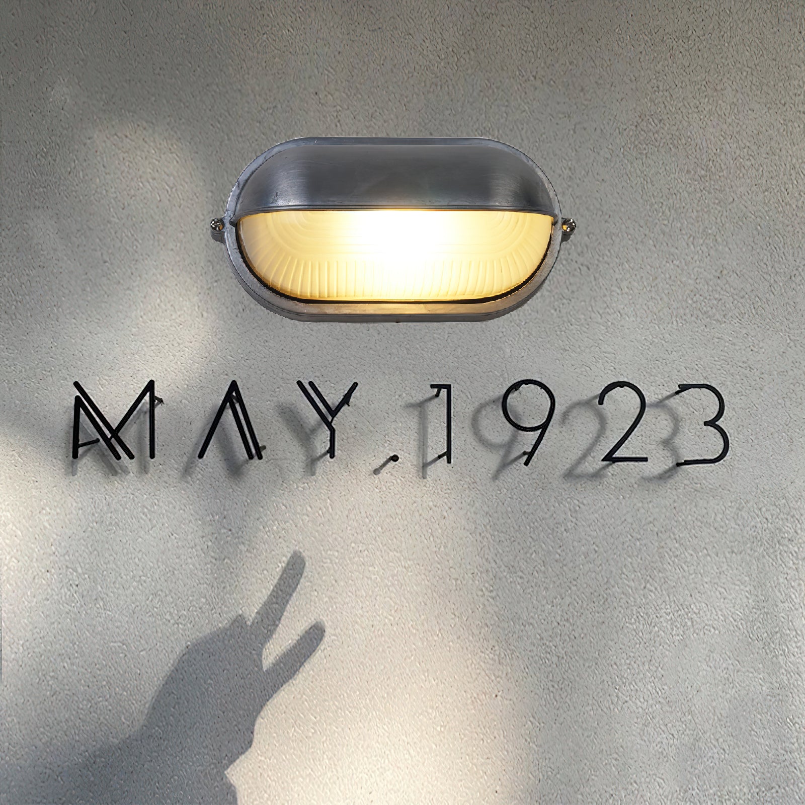Hawstone Glass Outdoor Light