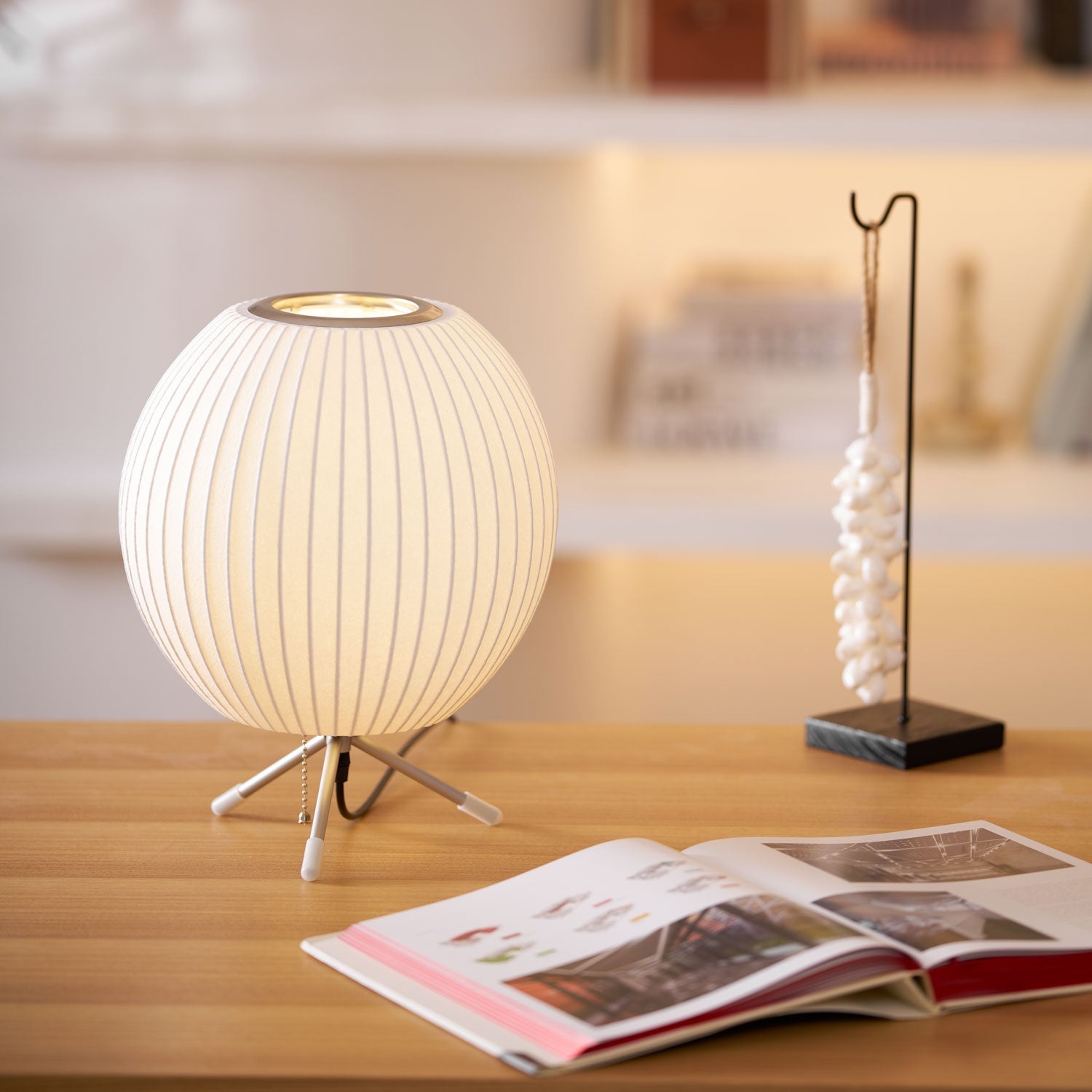 Rostix Steel Minimalist Table Lamp