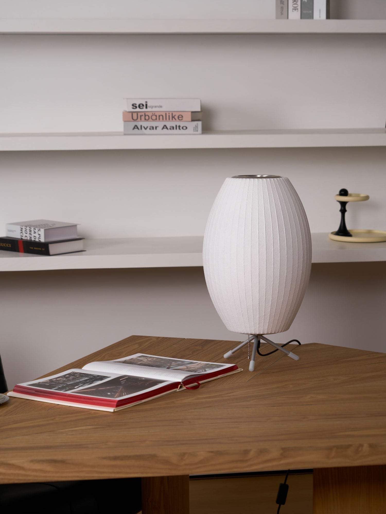 Rostix Steel Minimalist Table Lamp