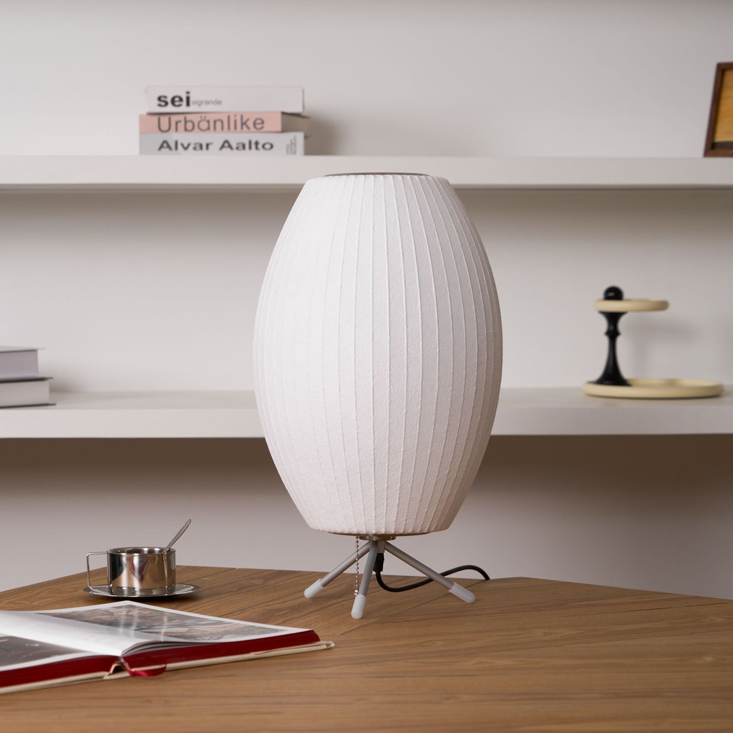 Rostix Steel Minimalist Table Lamp